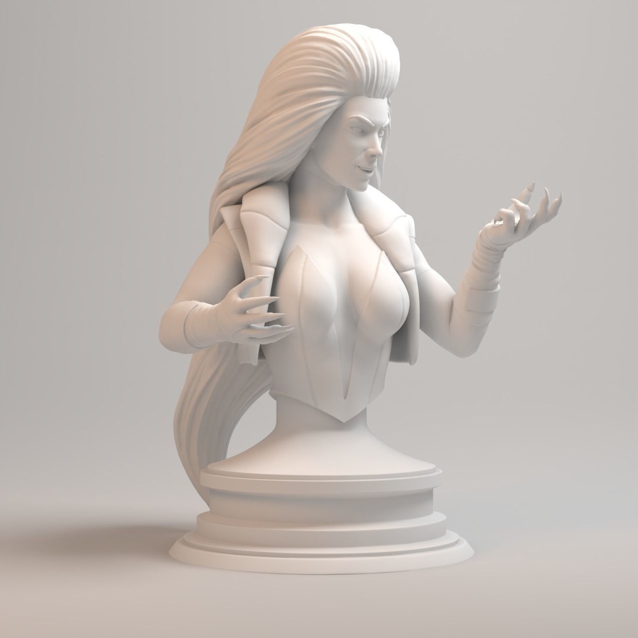 Mortal kombat Classics - Sindel 3D print model_5