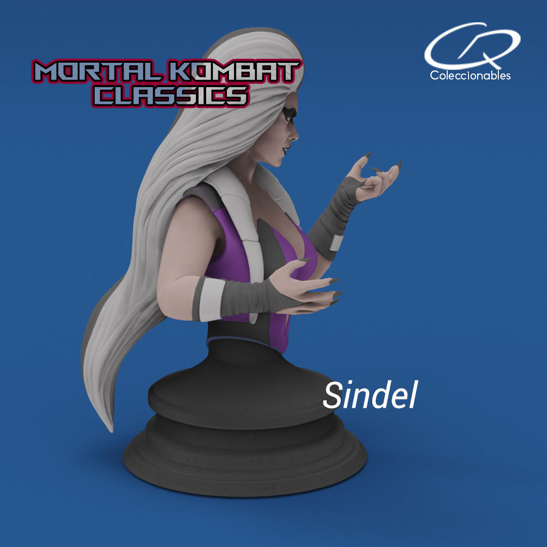 Mortal kombat Classics - Sindel 3D print model_2