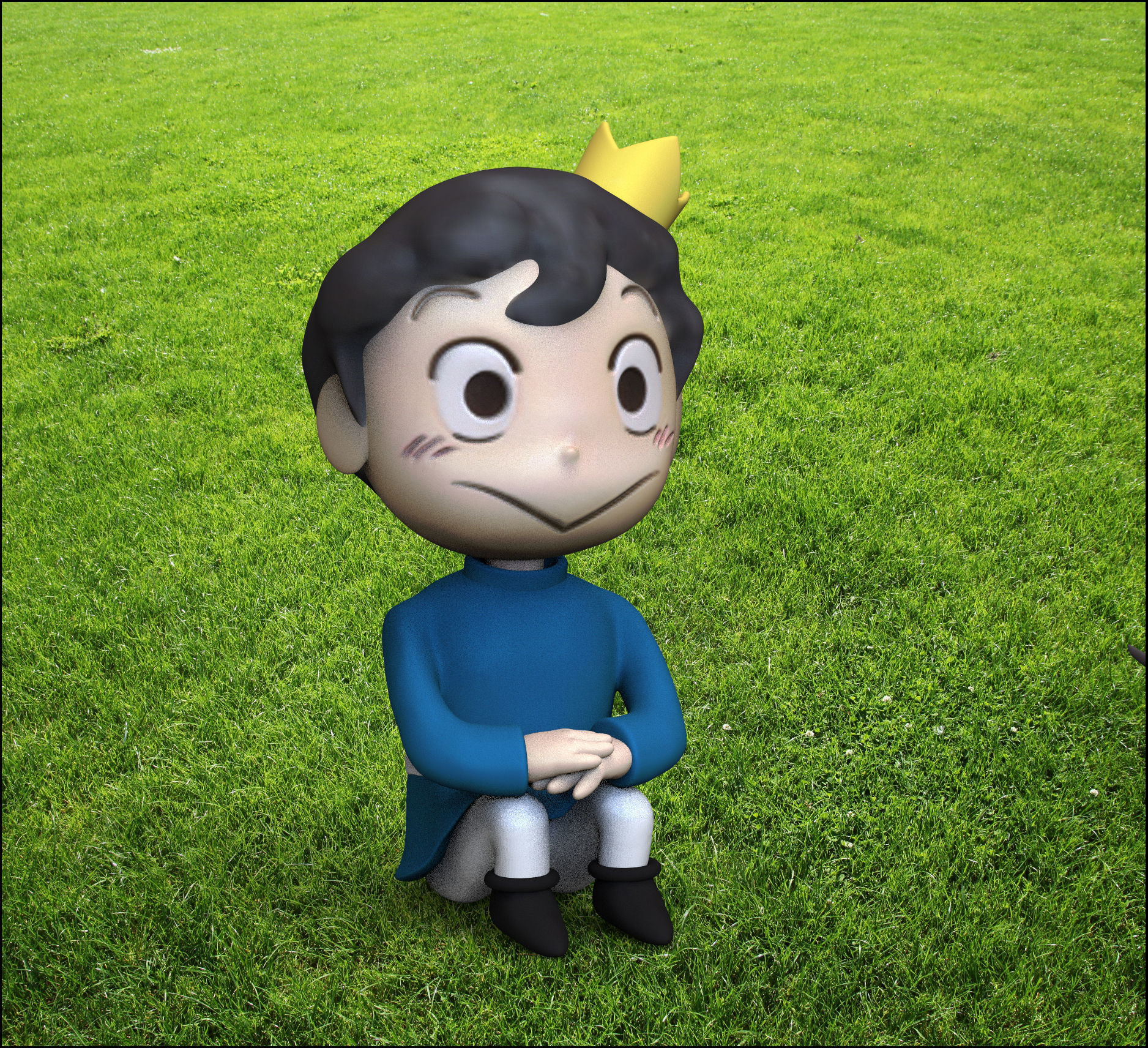 Ousama ranking Bojji and Kage 3D print model_1