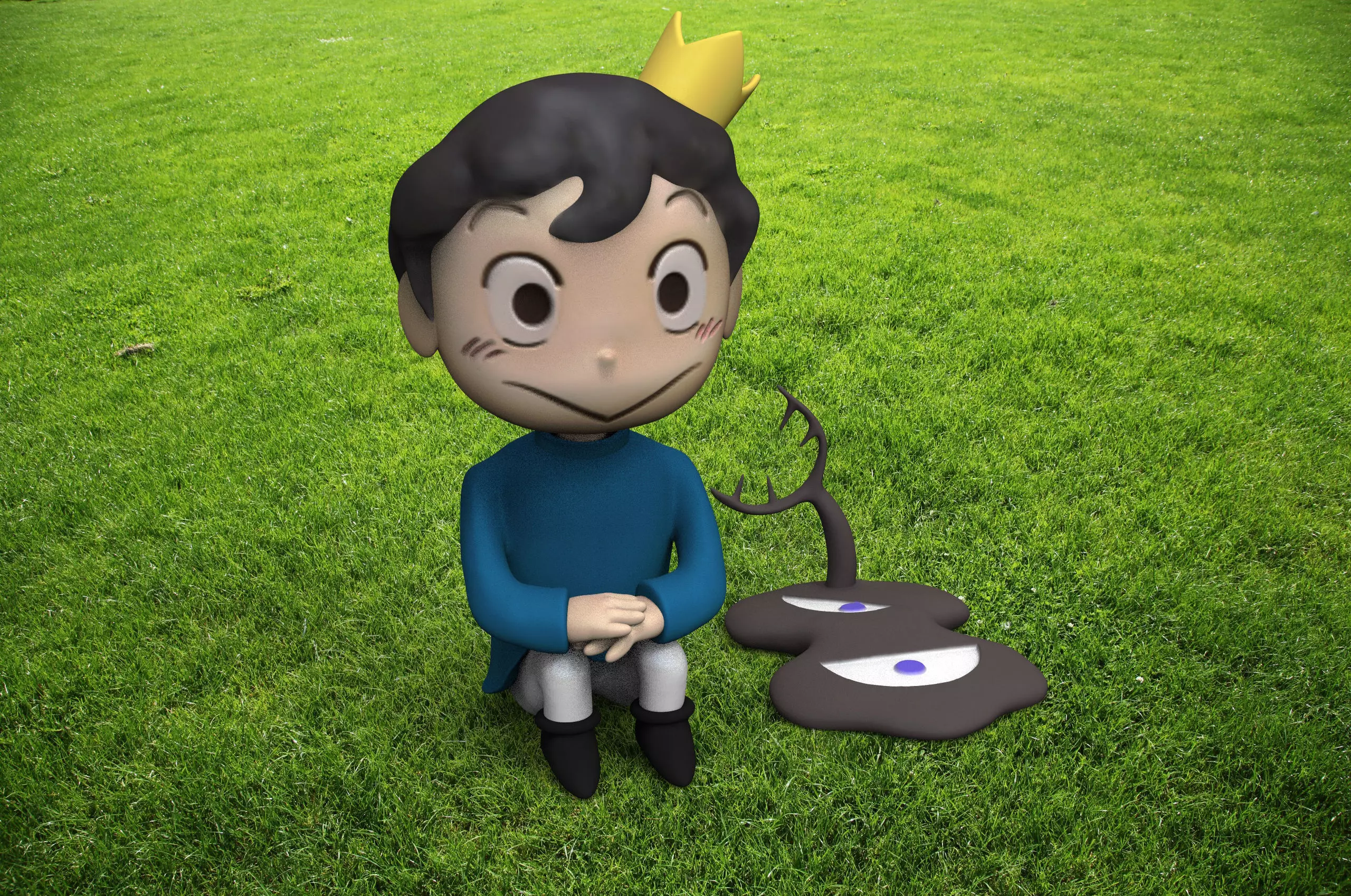 Ousama ranking Bojji and Kage 3D print model_0