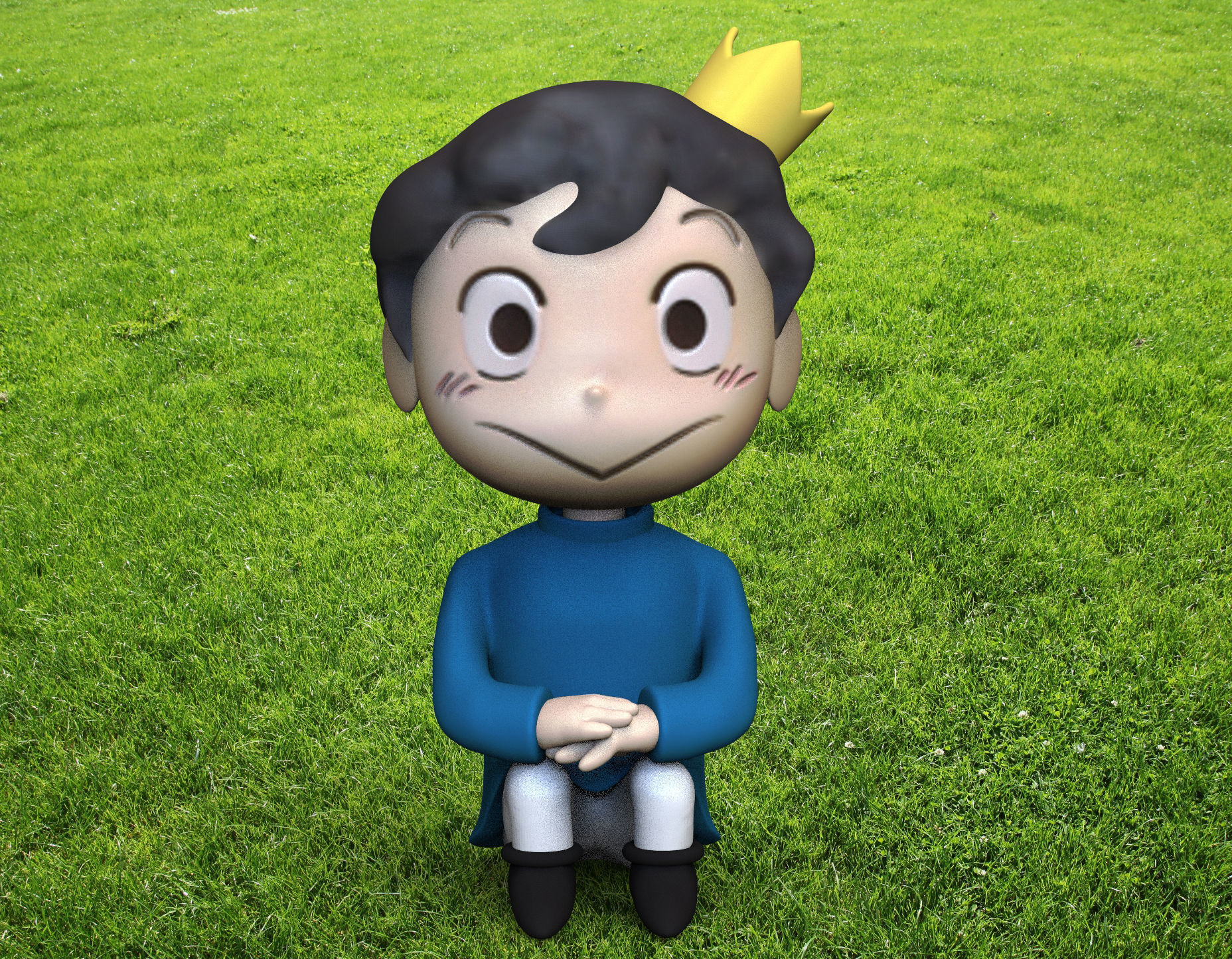 Ousama ranking Bojji and Kage 3D print model_3