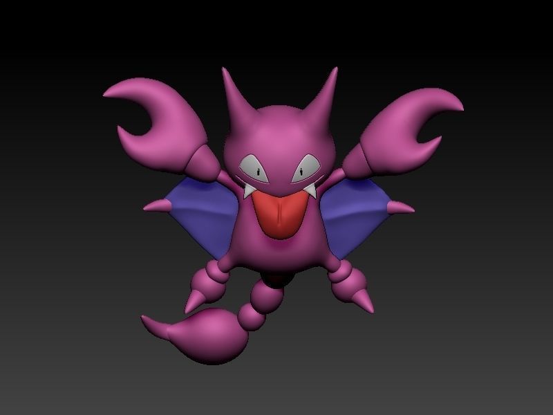 Pokemon gligar 3D print model_1