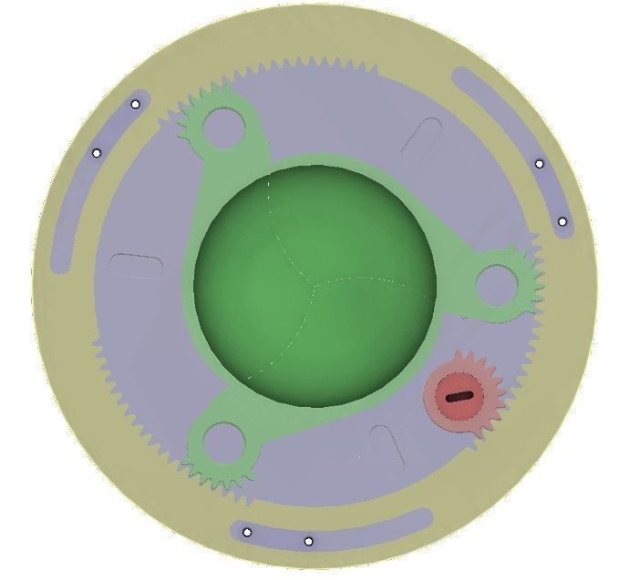 3DP3BLROD60A mechanical shutter Iris mechanism diaphragm diy 3D print model_15
