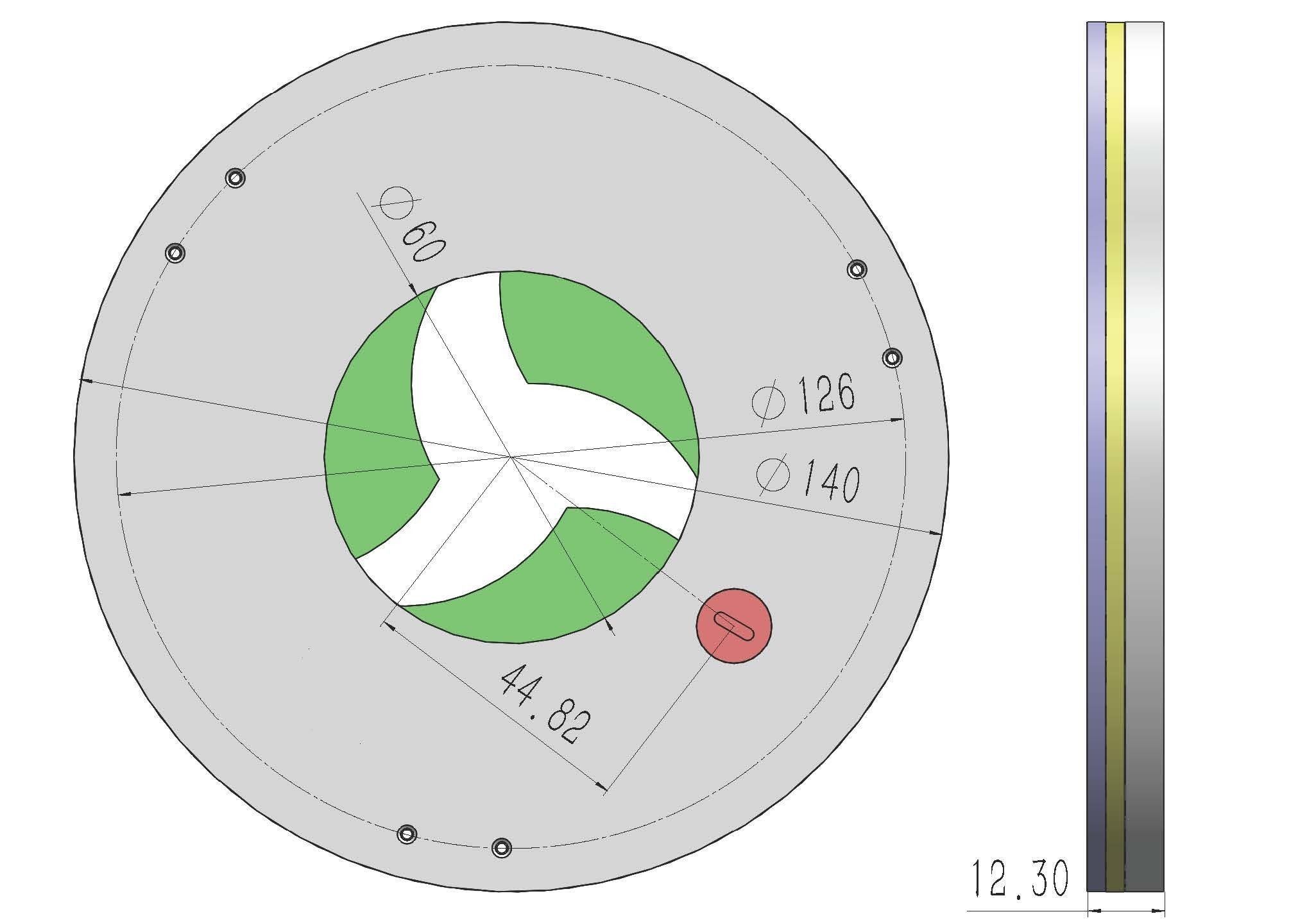 3DP3BLROD60A mechanical shutter Iris mechanism diaphragm diy 3D print model_1