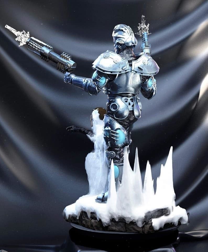 Mr Freeze Batman and Robin 3D print model_2