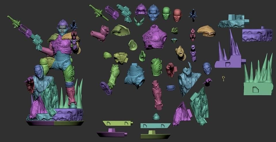 Mr Freeze Batman and Robin 3D print model_8