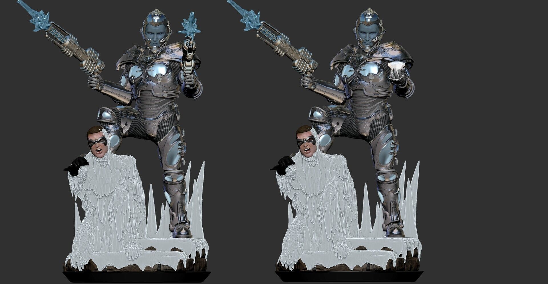 Mr Freeze Batman and Robin 3D print model_9