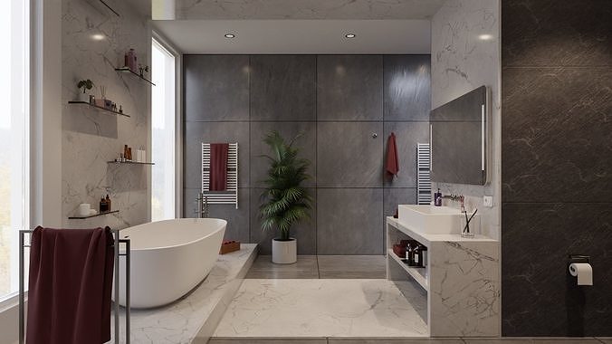 Bathroom Design 3D model