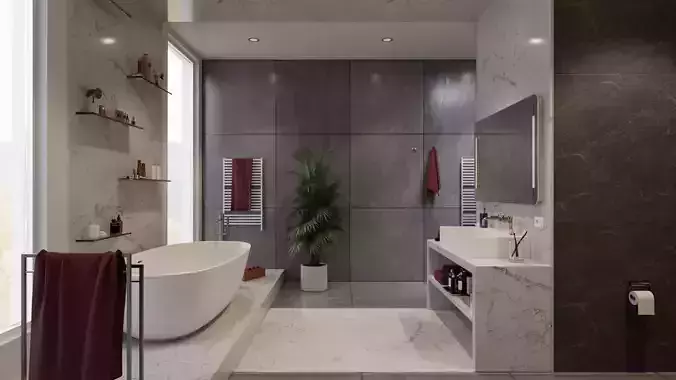 Bathroom Design 3D model