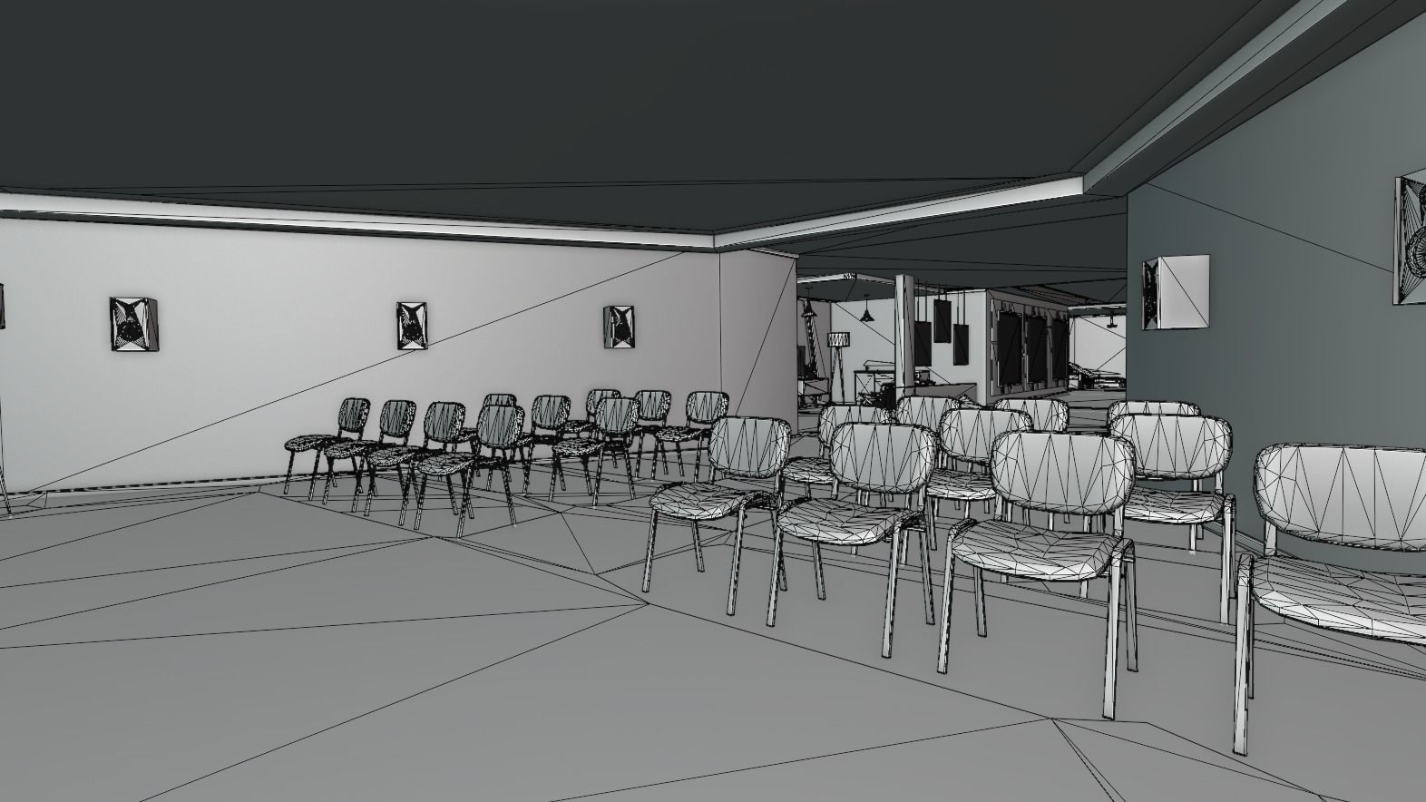 Photography Scenario Baked VR AR Ready Low-poly 3D model_6