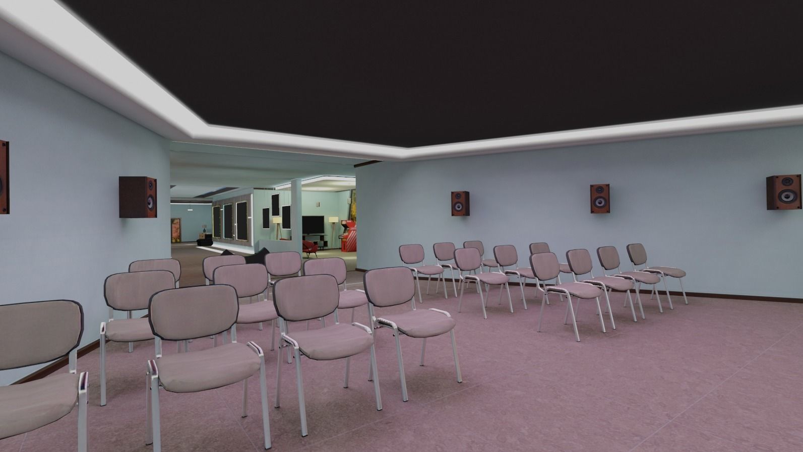 Photography Scenario Baked VR AR Ready Low-poly 3D model_5