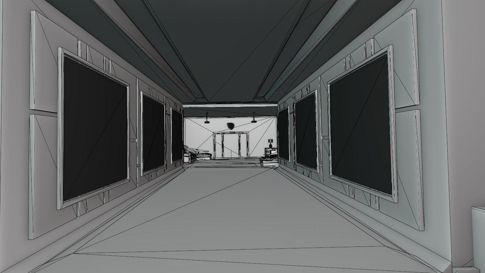 Photography Scenario Baked VR AR Ready Low-poly 3D model_9