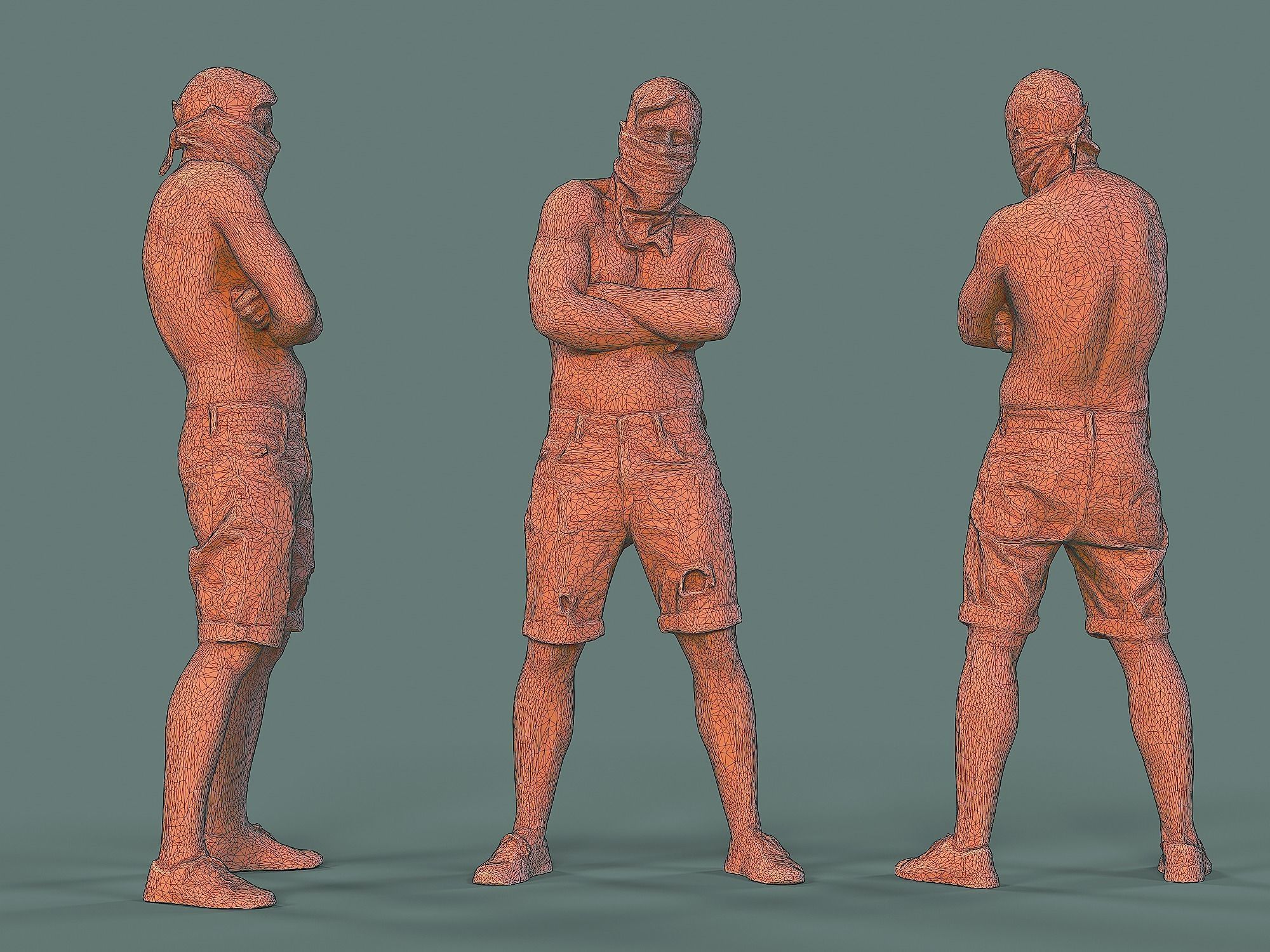 Tattooed Bully 3D model_3