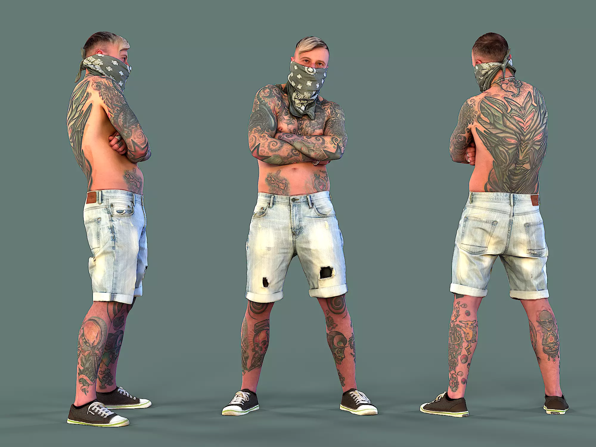 Tattooed Bully 3D model_0