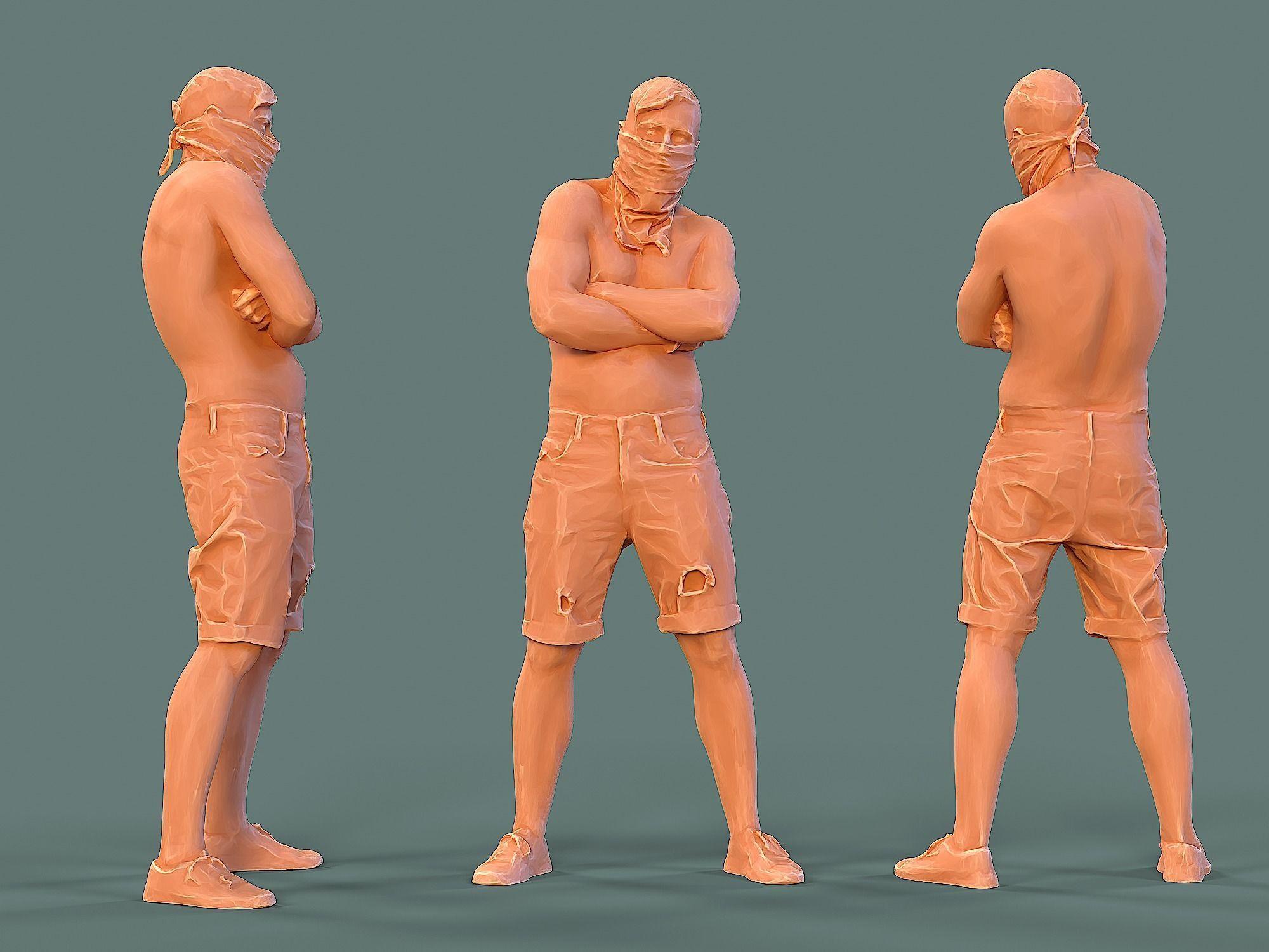 Tattooed Bully 3D model_2