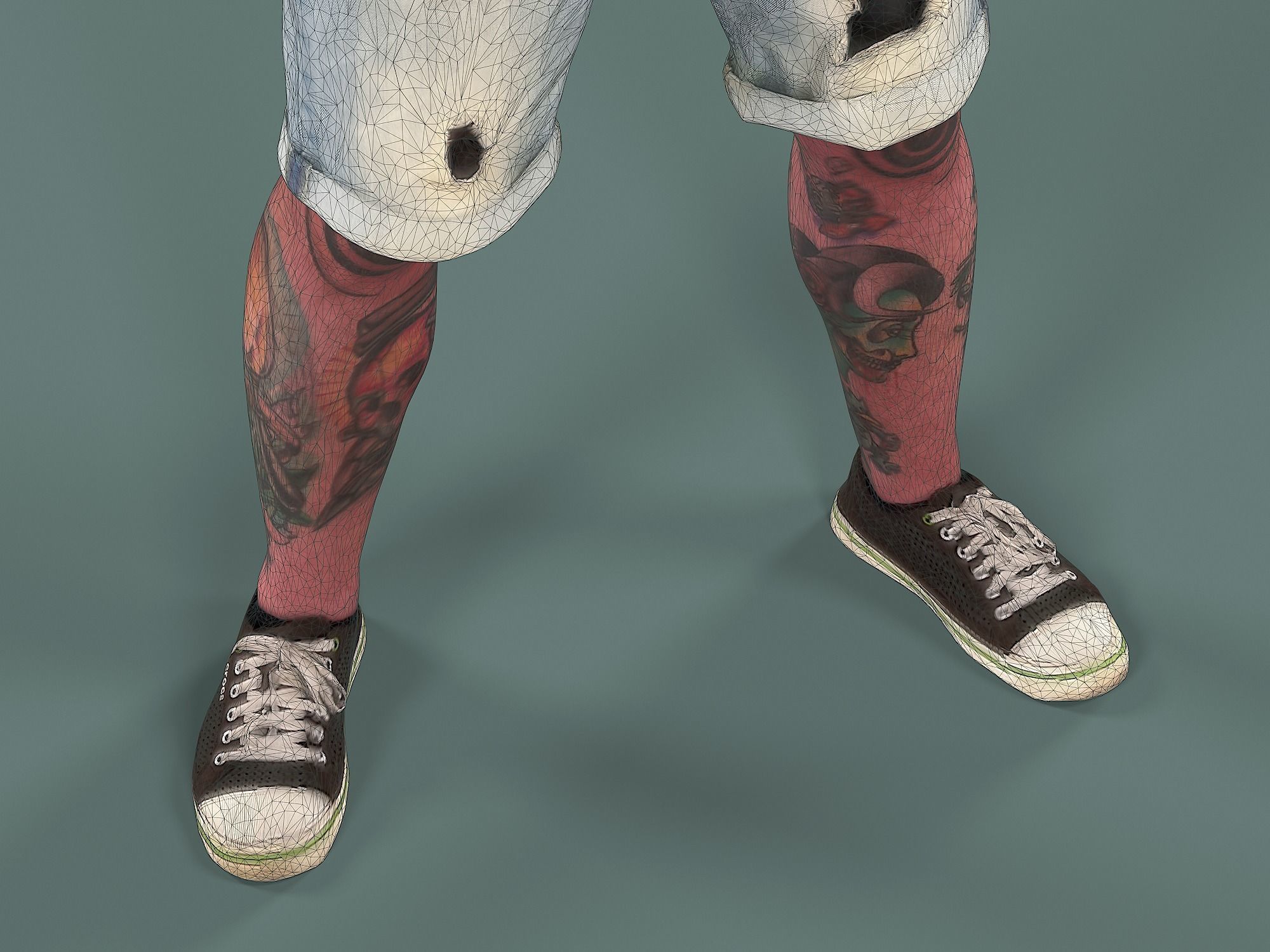 Tattooed Bully 3D model_11