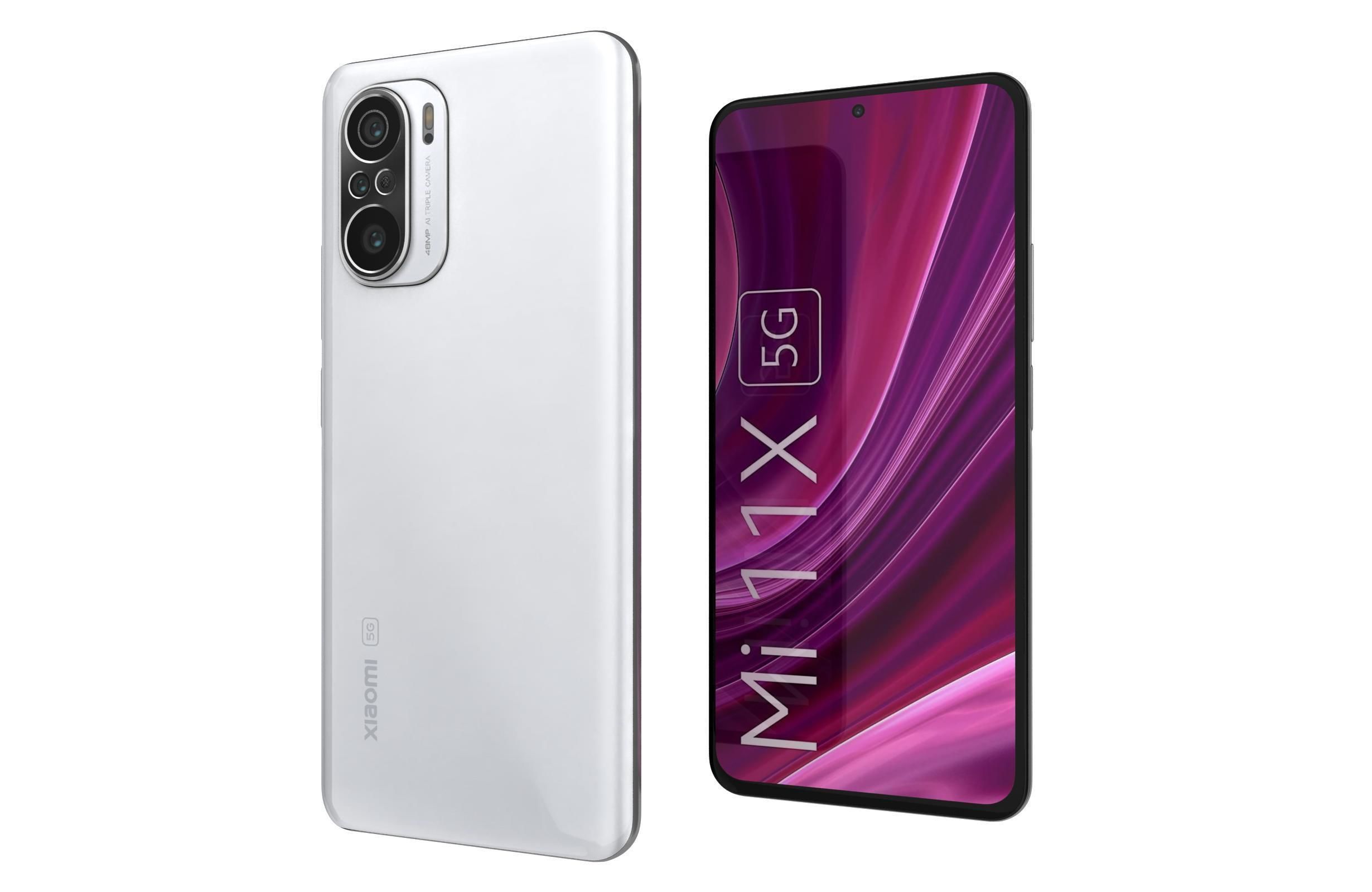 Xiaomi Mi 11X Lunar White 3D model_6