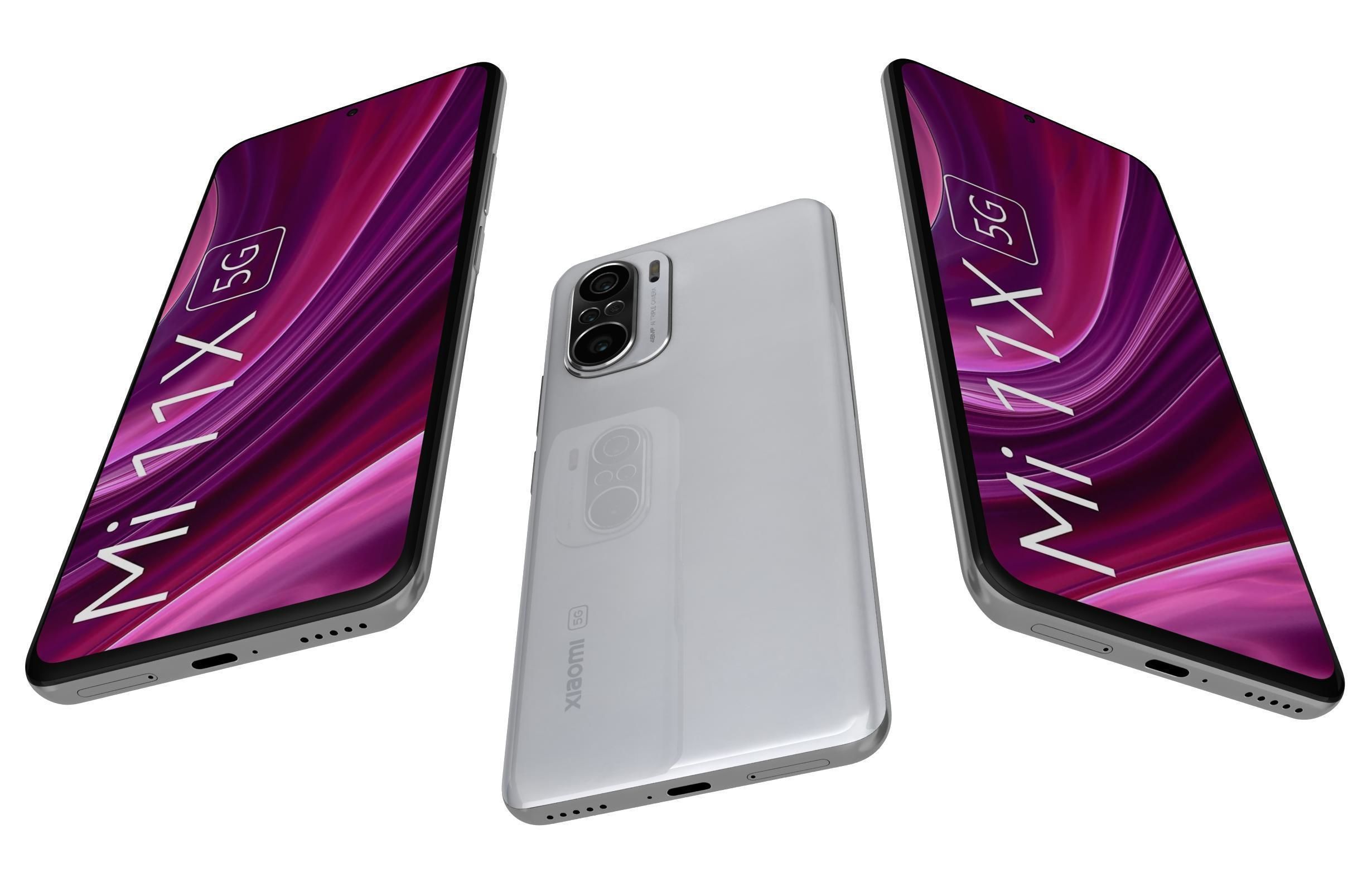 Xiaomi Mi 11X Lunar White 3D model_4