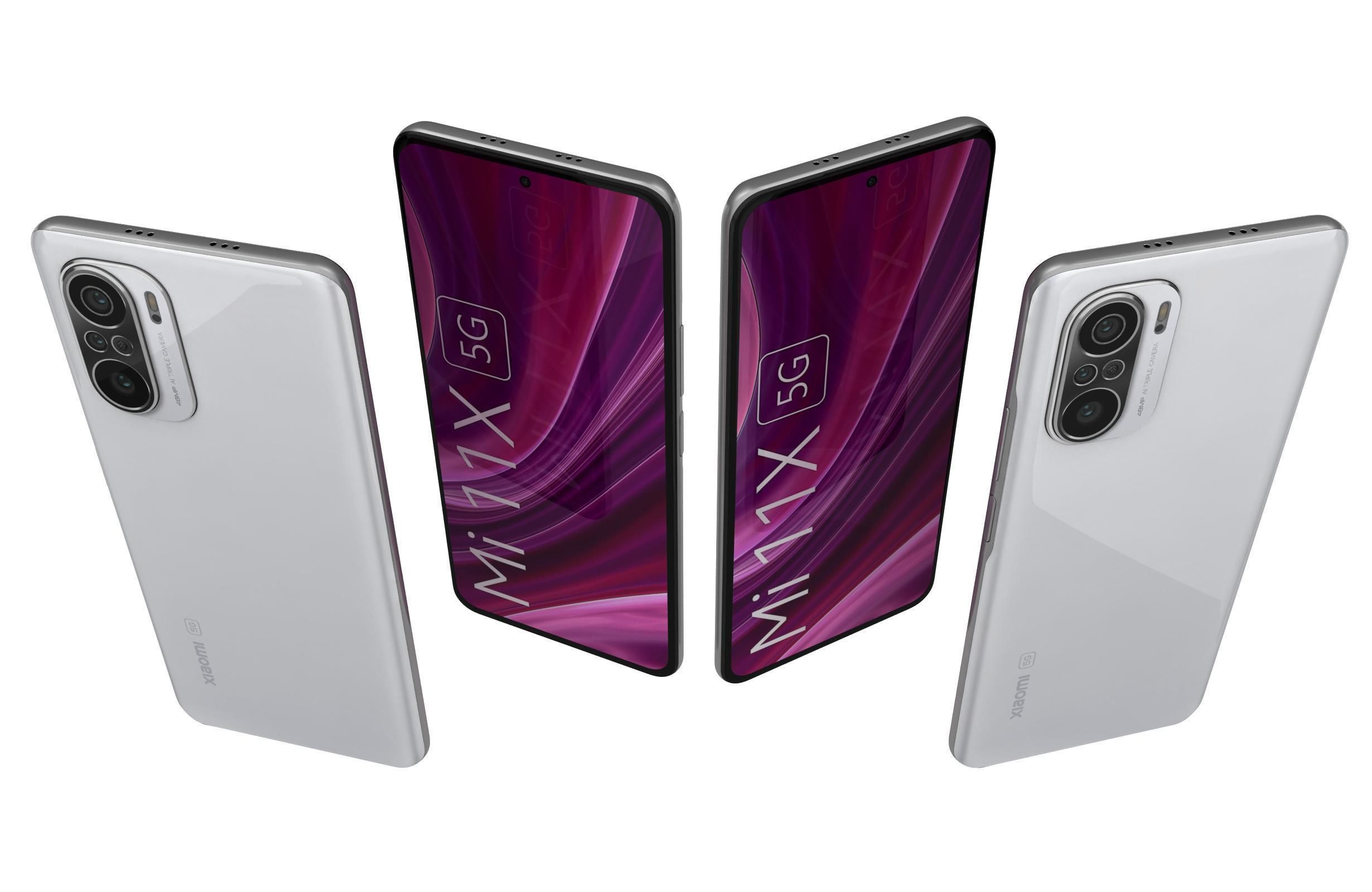 Xiaomi Mi 11X Lunar White 3D model_2