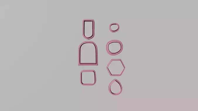 polymer clay cutters pack