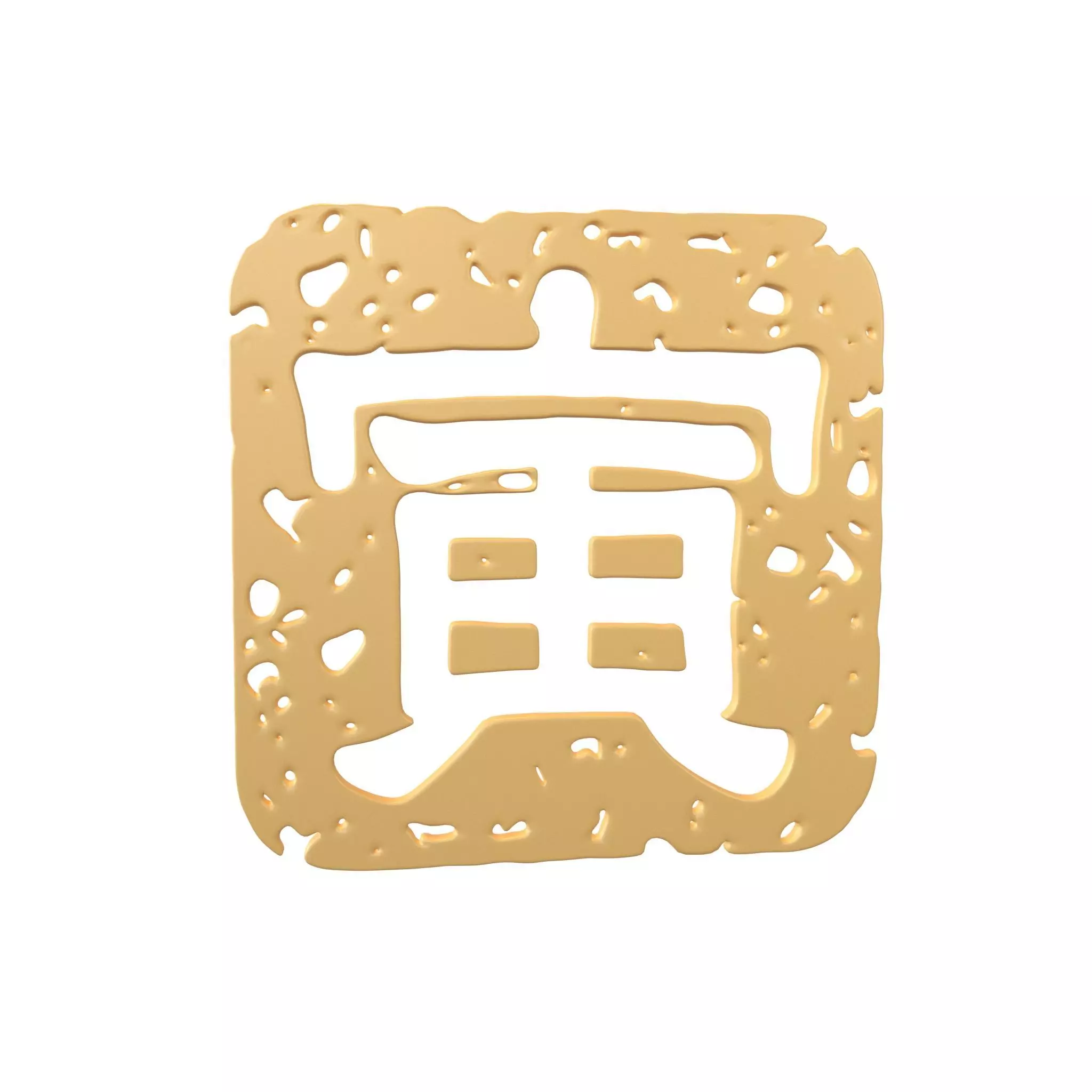 Chinese Tora Zodiac Tiger v1 002 Low-poly 3D model_0