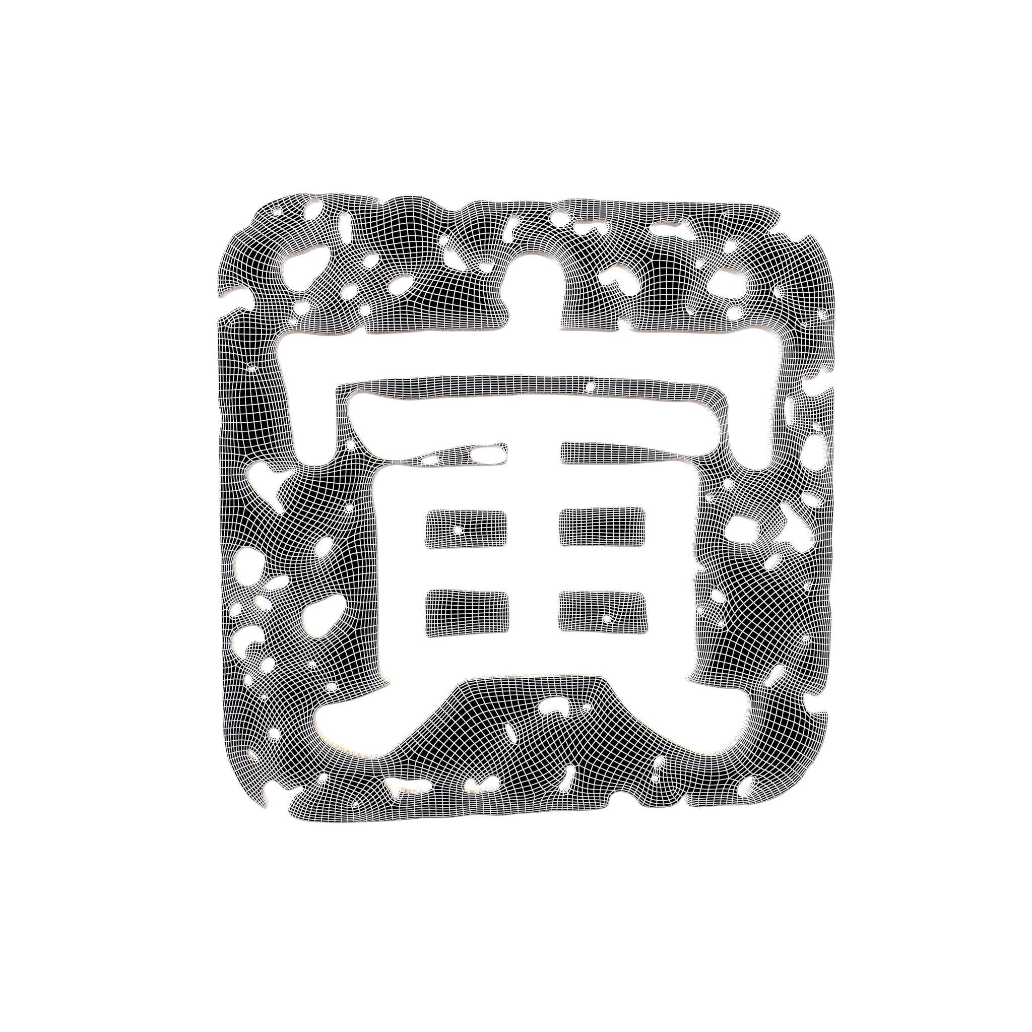 Chinese Tora Zodiac Tiger v1 003 Low-poly 3D model_7