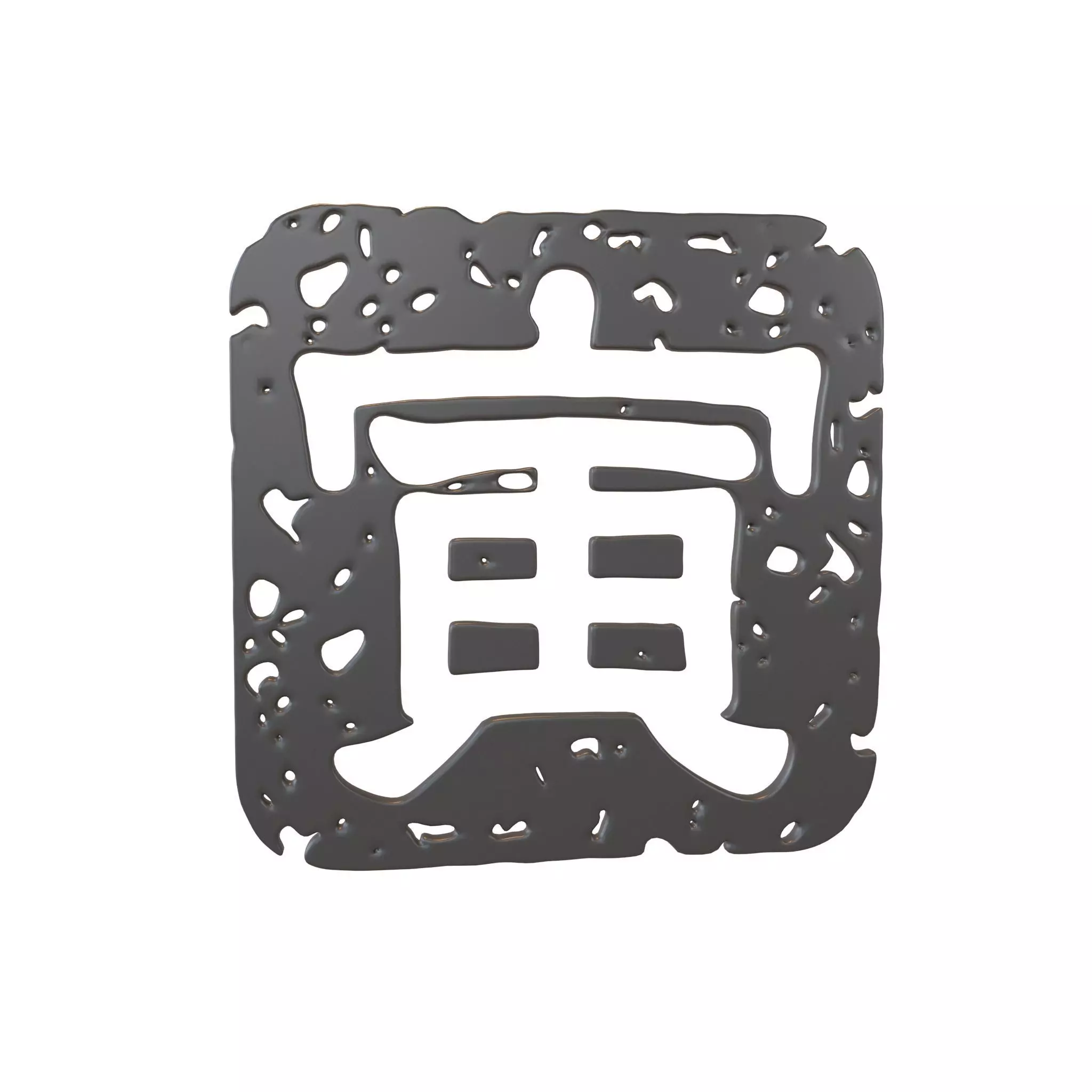 Chinese Tora Zodiac Tiger v1 003 Low-poly 3D model_0