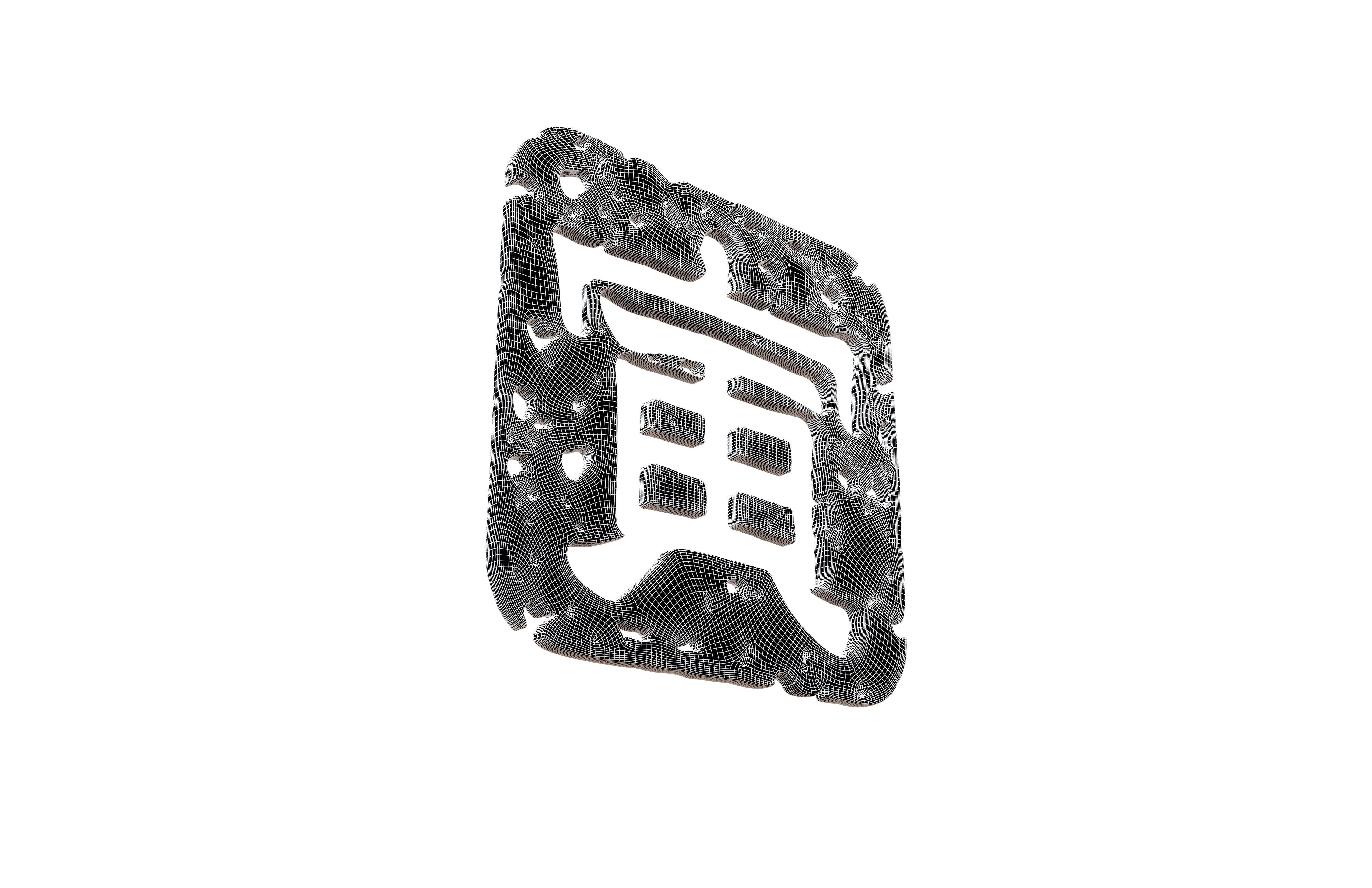 Chinese Tora Zodiac Tiger v1 003 Low-poly 3D model_6