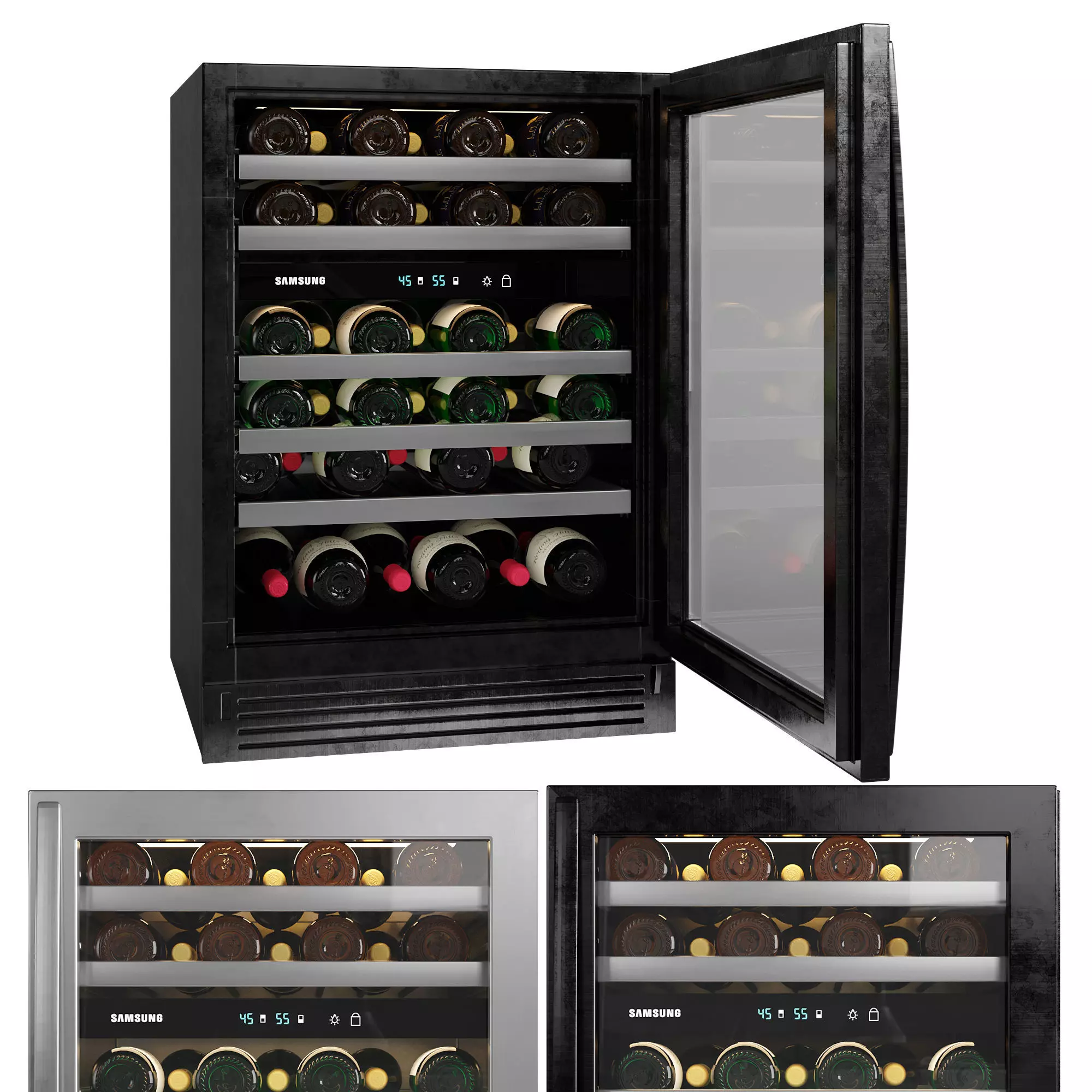 samsung wine cabinet  3D model_0