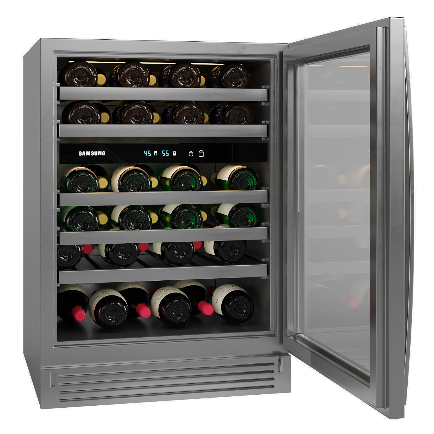 samsung wine cabinet  3D model_2