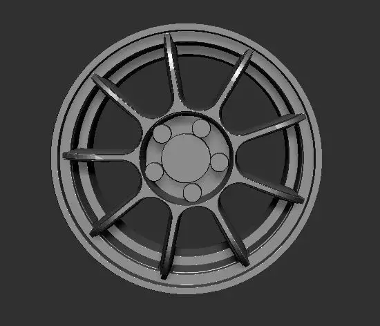 OZ Challenge Wheels 3D Print Ready Rims 3D print model_0