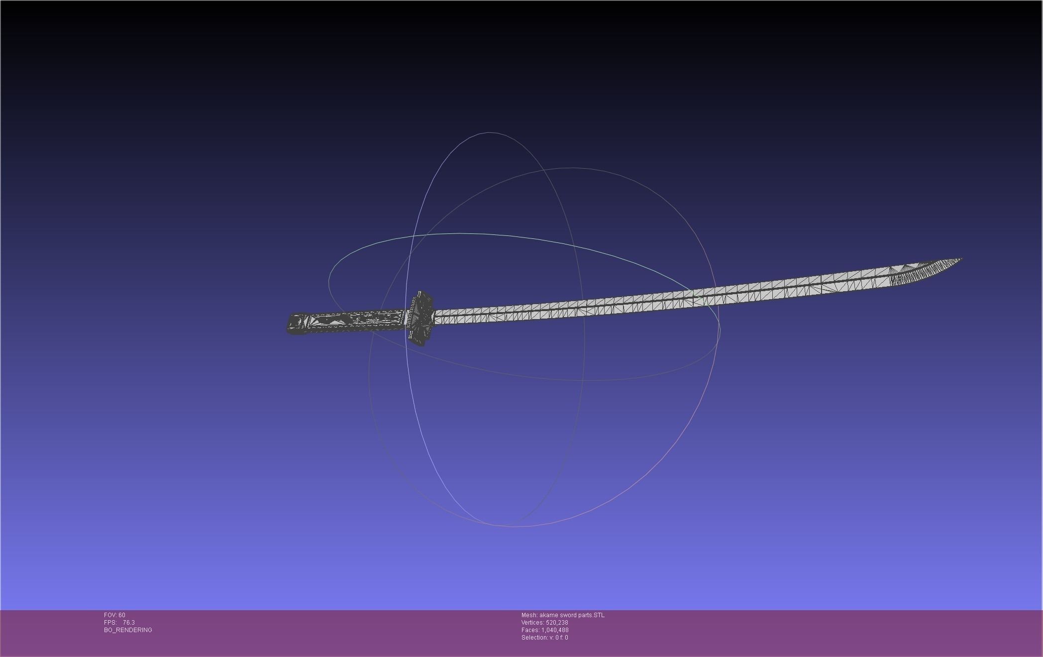 Akame Ga Kill Akame Sword And Sheath Printable Assembly 3D print model_37