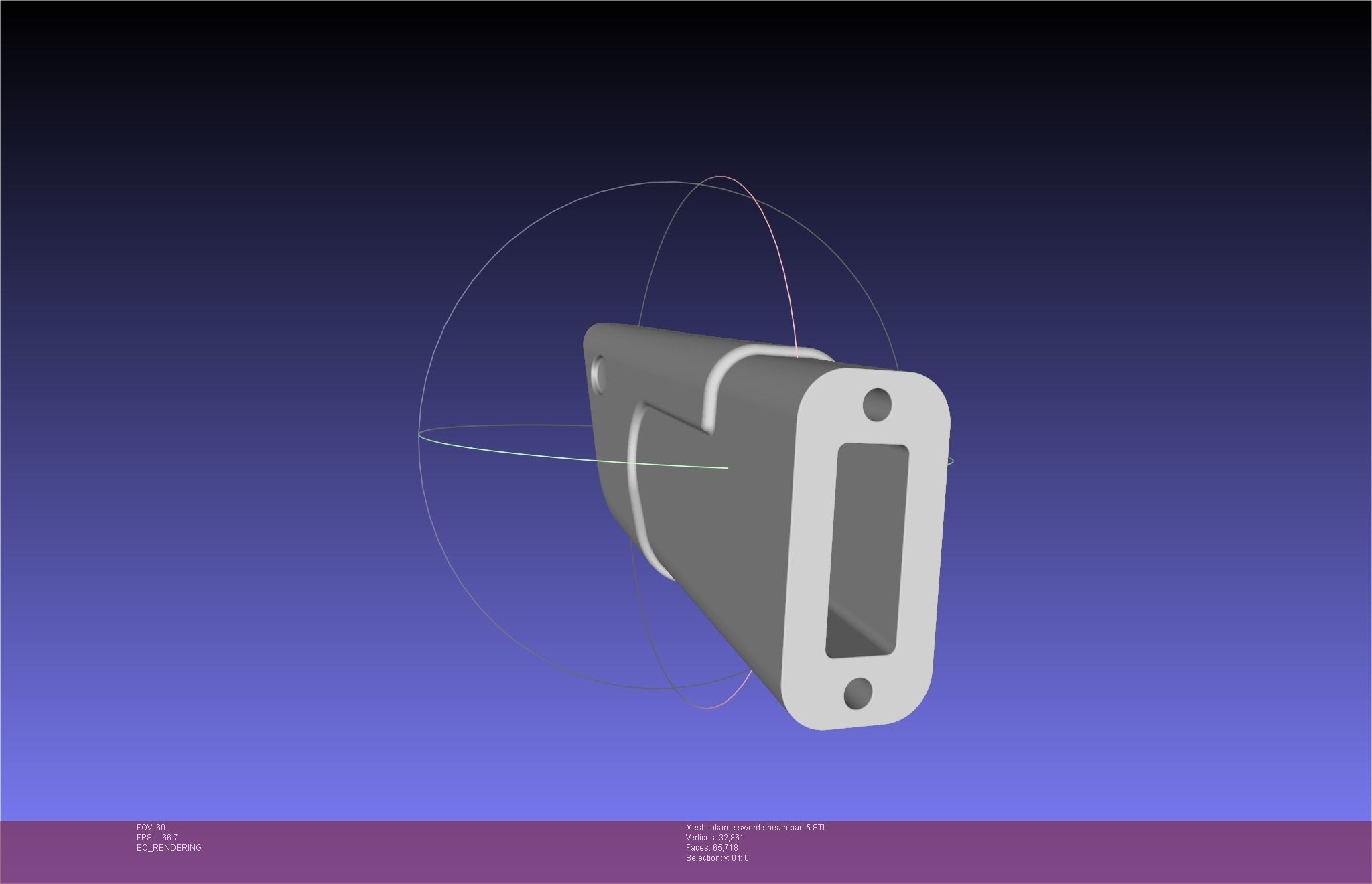 Akame Ga Kill Akame Sword And Sheath Printable Assembly 3D print model_103