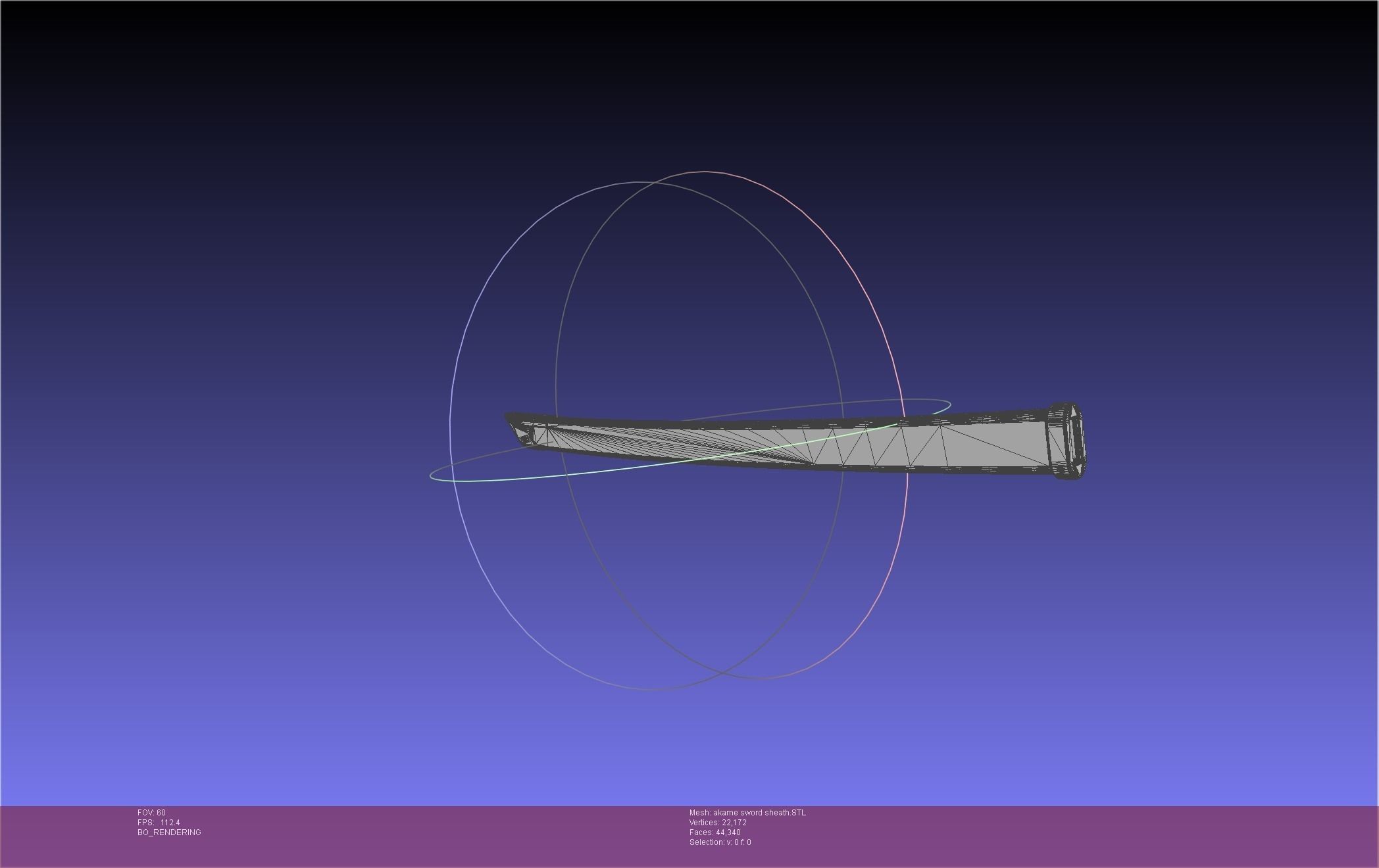 Akame Ga Kill Akame Sword And Sheath Printable Assembly 3D print model_22
