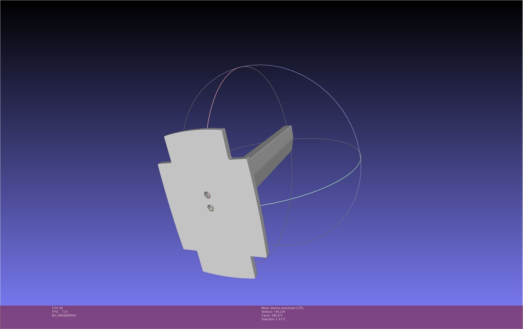 Akame Ga Kill Akame Sword And Sheath Printable Assembly 3D print model_85