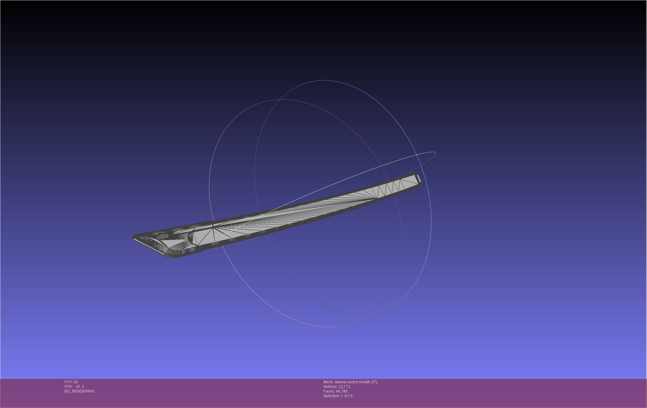 Akame Ga Kill Akame Sword And Sheath Printable Assembly 3D print model_23