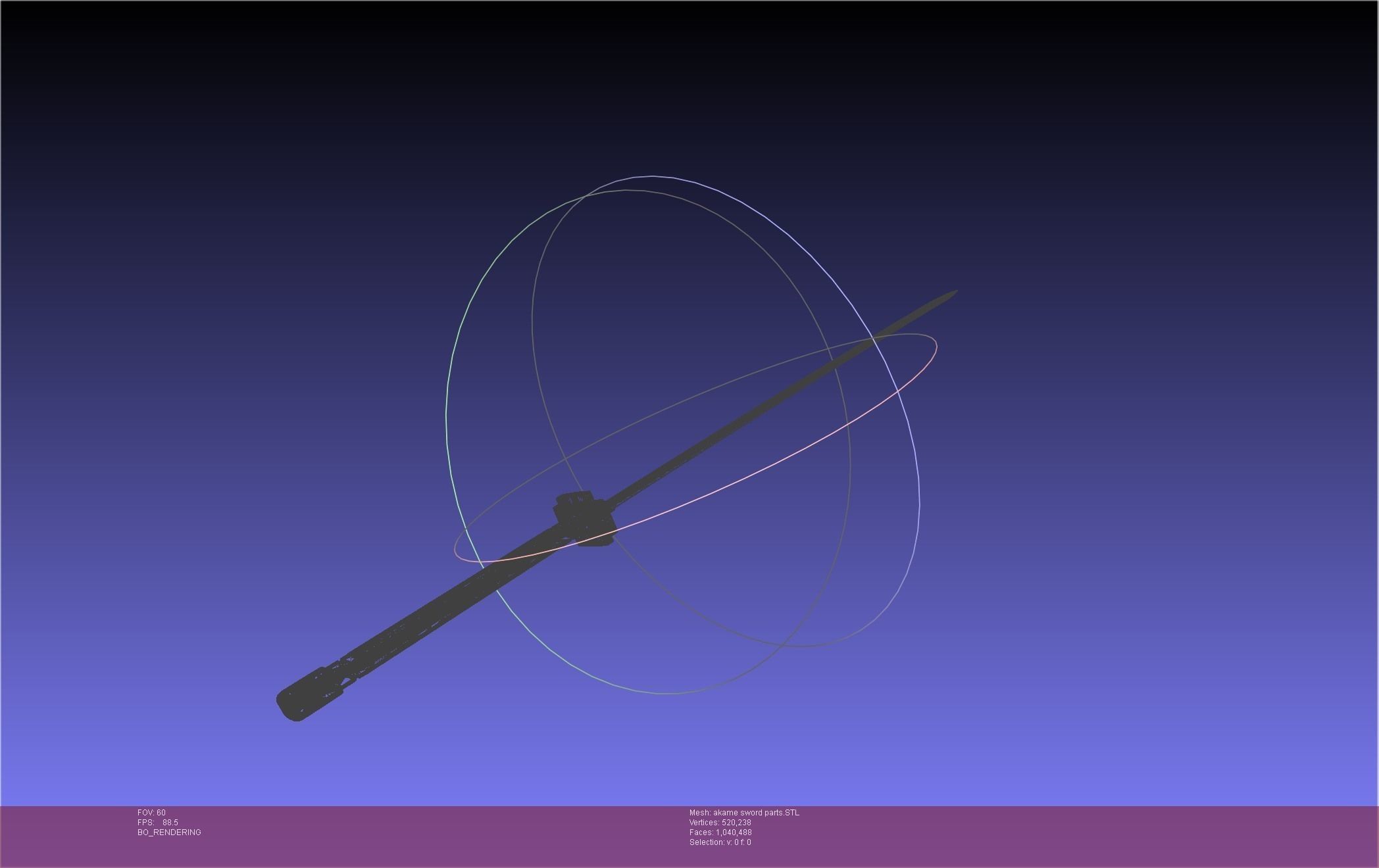 Akame Ga Kill Akame Sword And Sheath Printable Assembly 3D print model_40