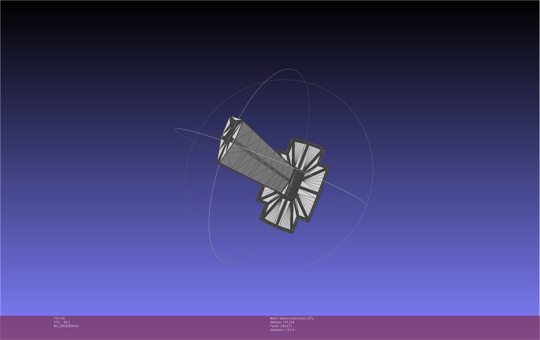 Akame Ga Kill Akame Sword And Sheath Printable Assembly 3D print model_87