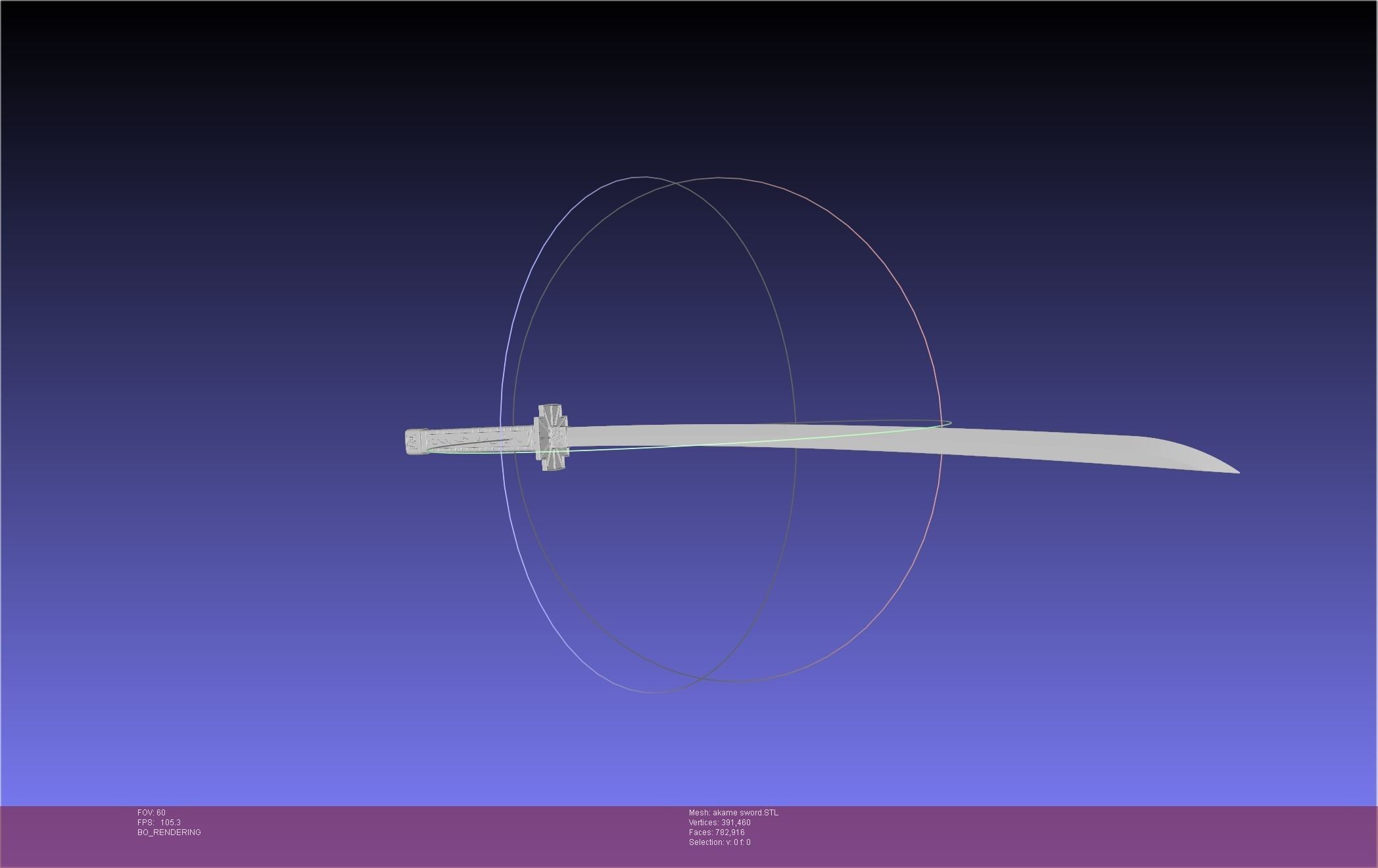 Akame Ga Kill Akame Sword And Sheath Printable Assembly 3D print model_12