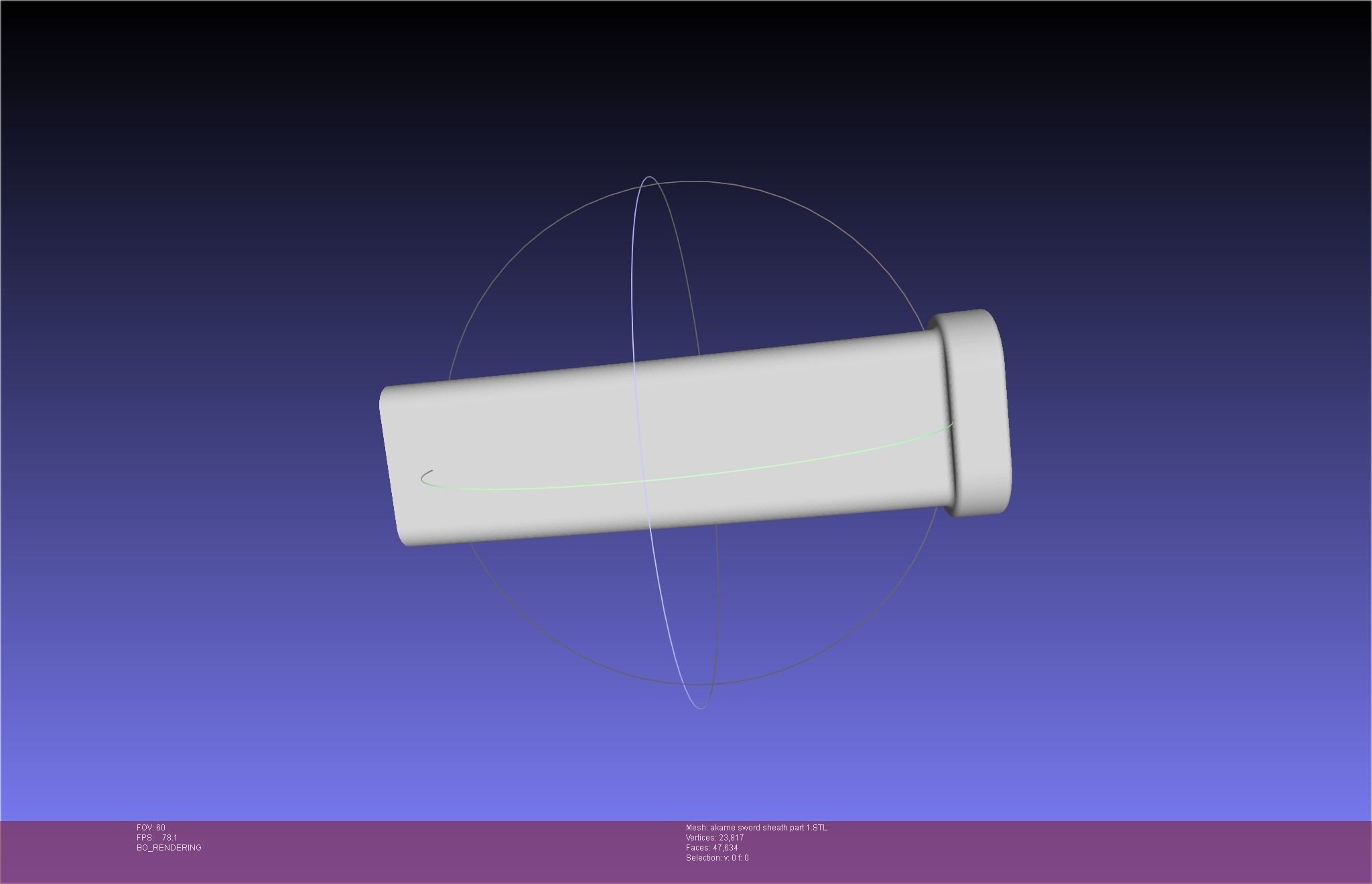 Akame Ga Kill Akame Sword And Sheath Printable Assembly 3D print model_96