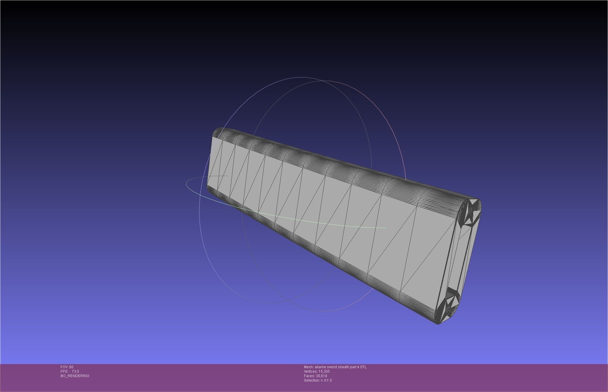 Akame Ga Kill Akame Sword And Sheath Printable Assembly 3D print model_101