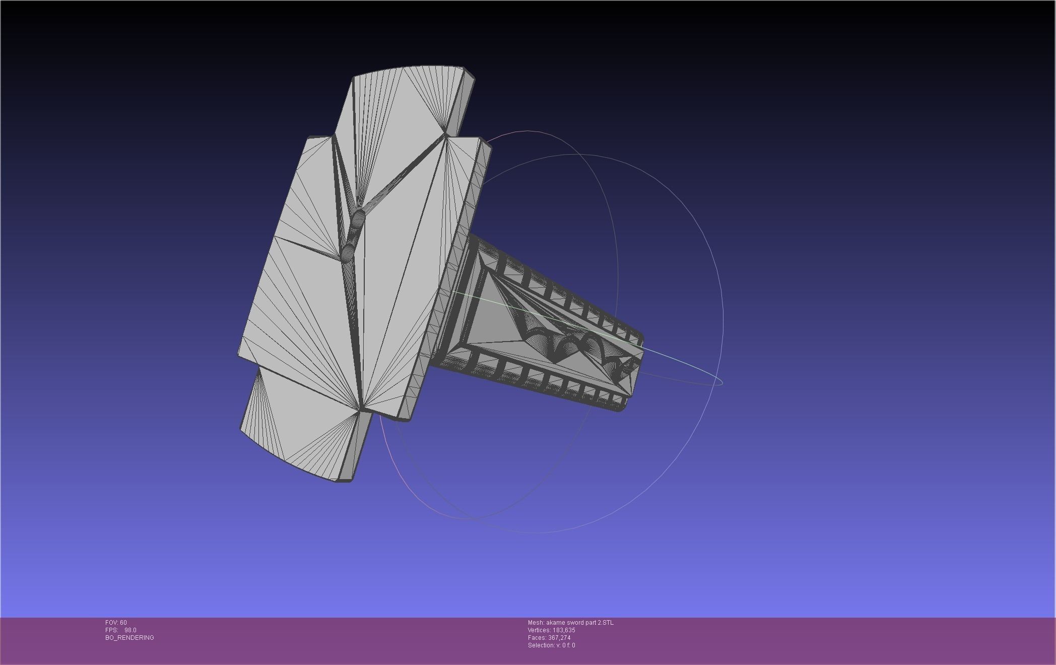 Akame Ga Kill Akame Sword And Sheath Printable Assembly 3D print model_83