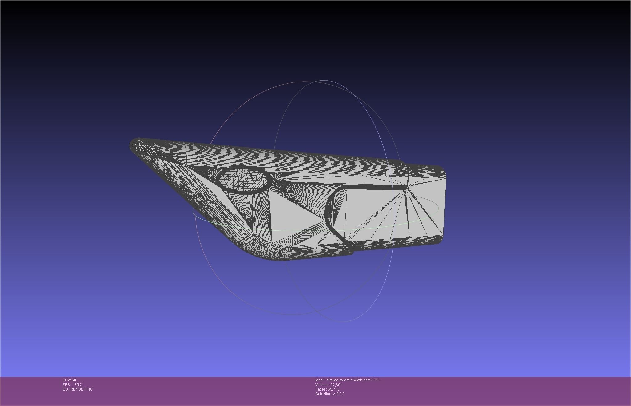 Akame Ga Kill Akame Sword And Sheath Printable Assembly 3D print model_104