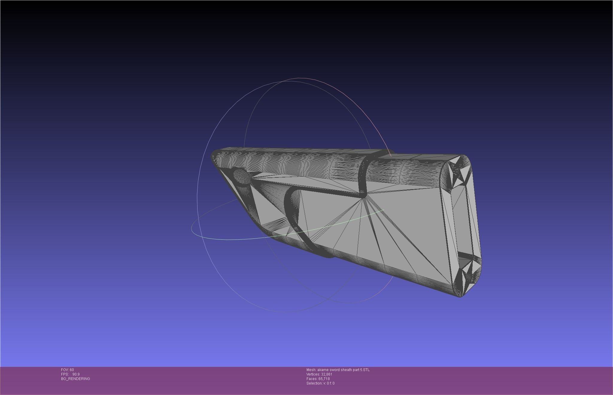 Akame Ga Kill Akame Sword And Sheath Printable Assembly 3D print model_106