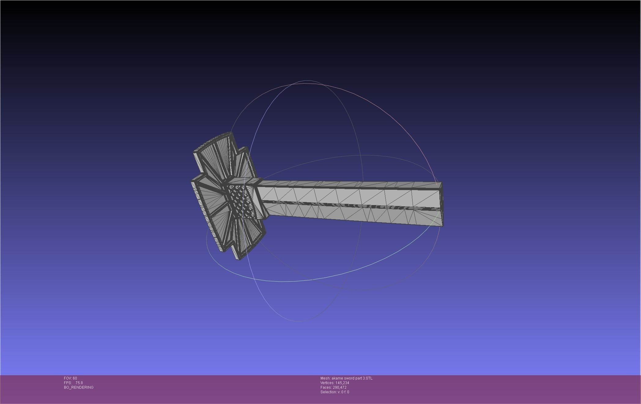 Akame Ga Kill Akame Sword And Sheath Printable Assembly 3D print model_86