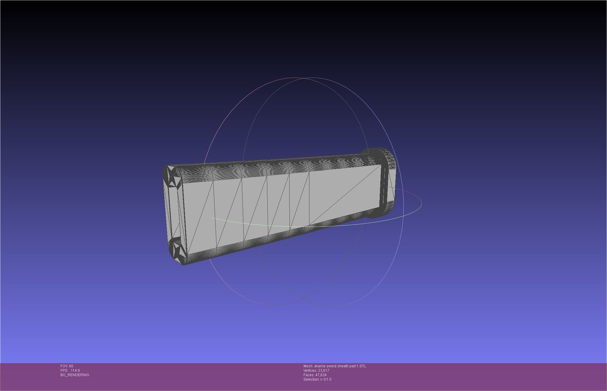 Akame Ga Kill Akame Sword And Sheath Printable Assembly 3D print model_98