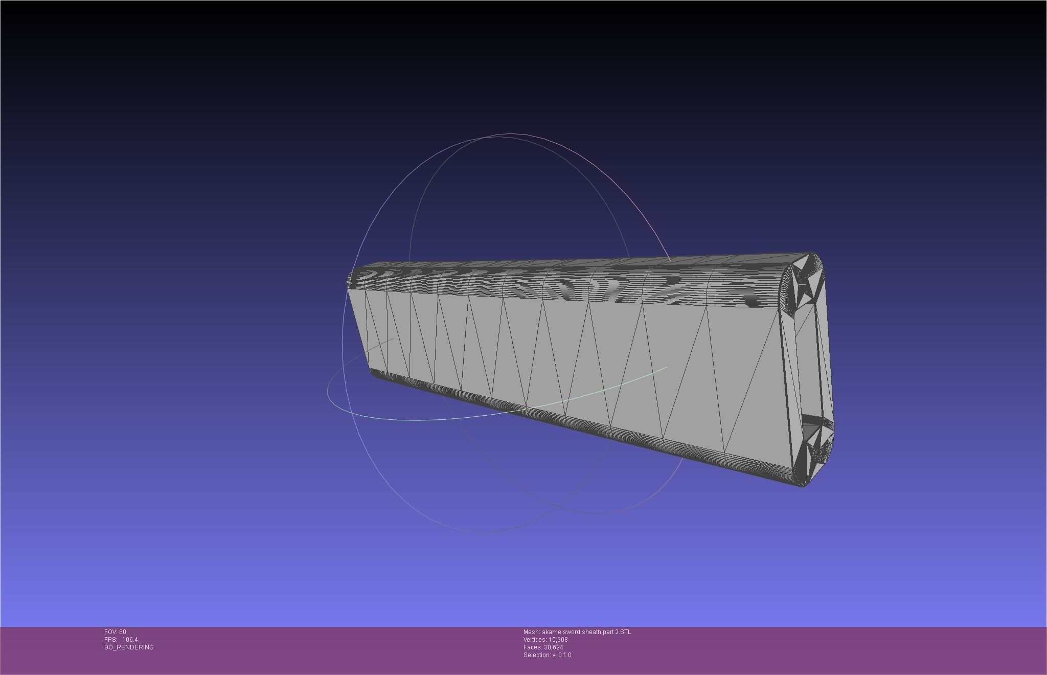 Akame Ga Kill Akame Sword And Sheath Printable Assembly 3D print model_99