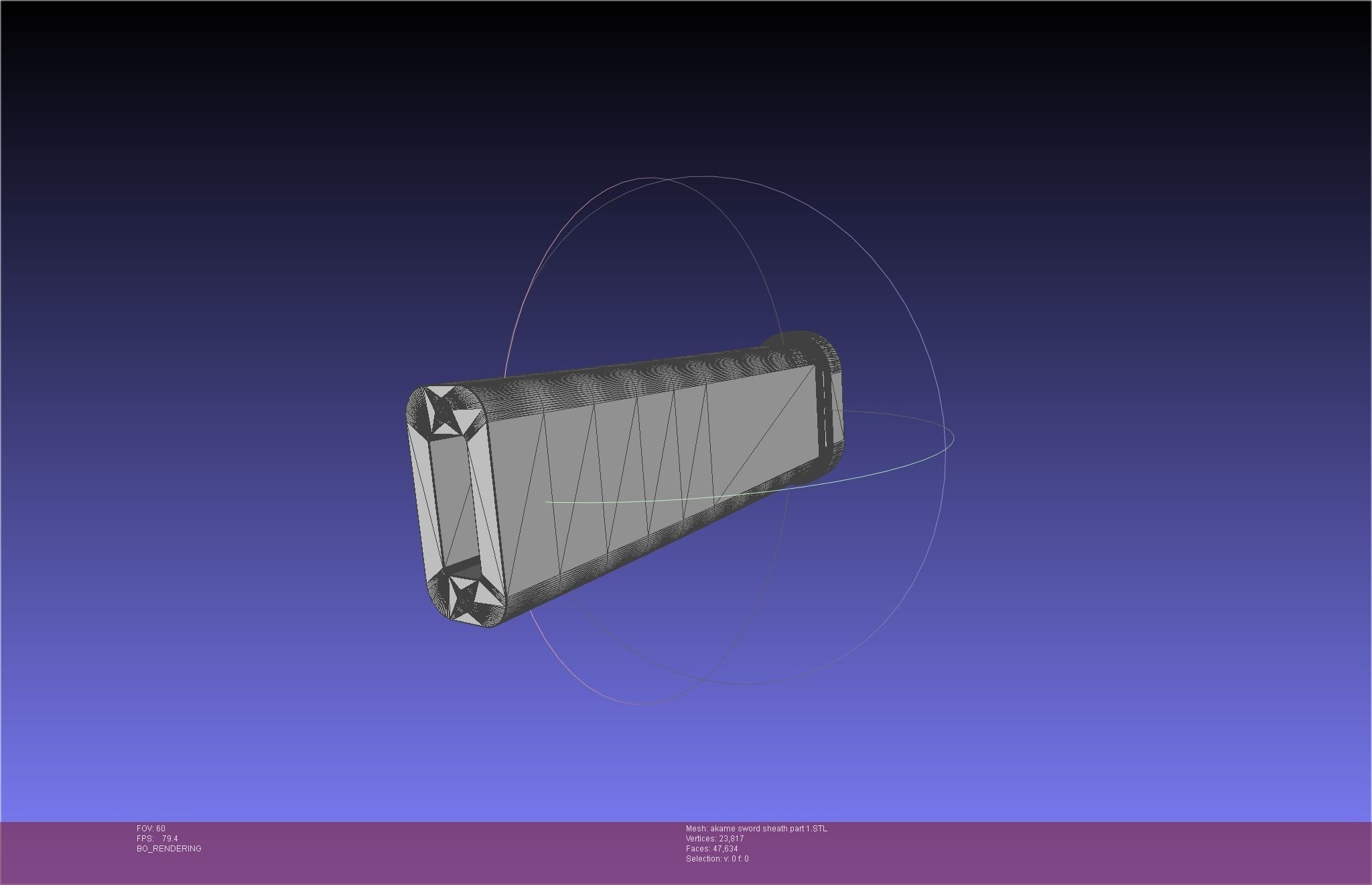 Akame Ga Kill Akame Sword And Sheath Printable Assembly 3D print model_97