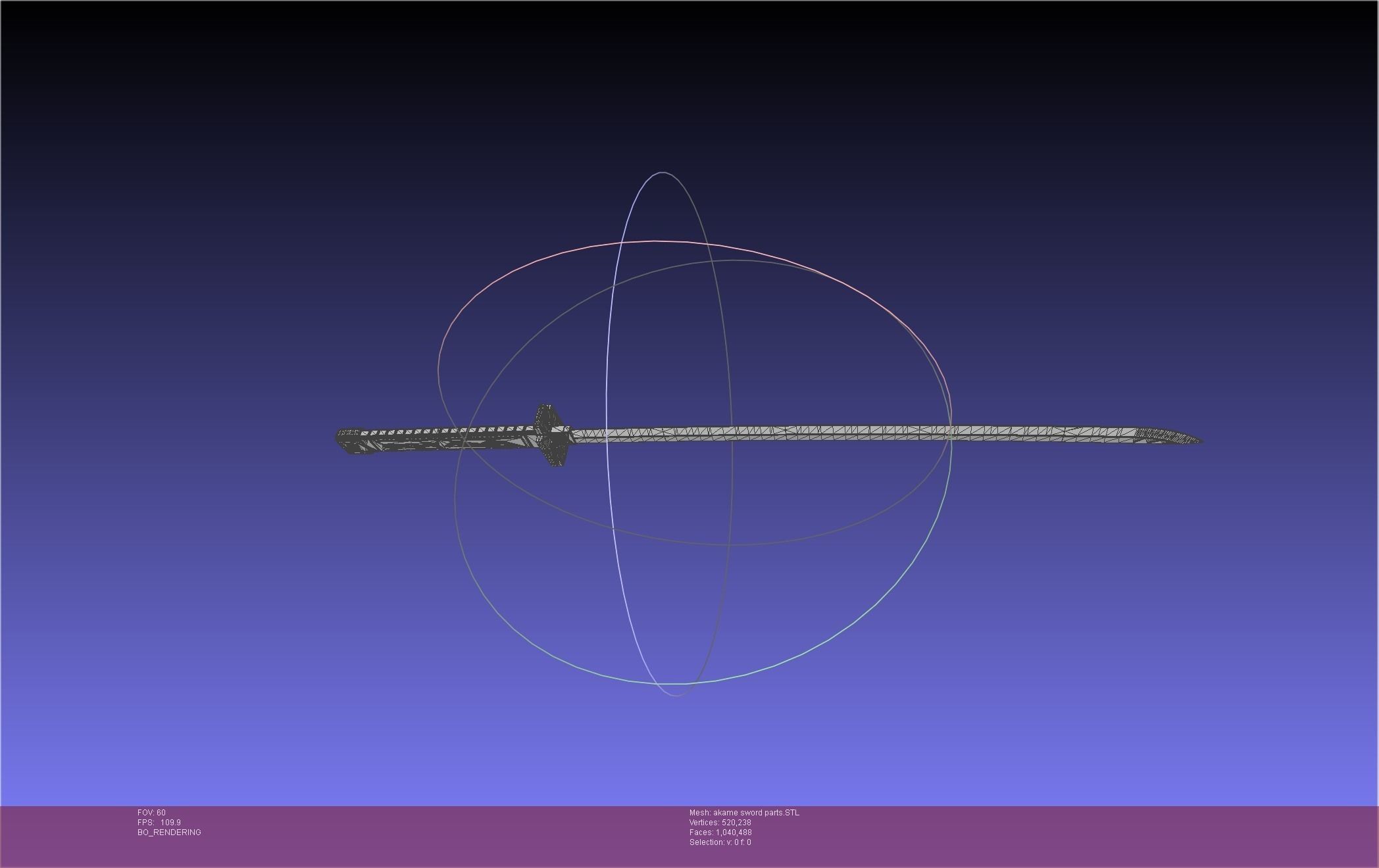 Akame Ga Kill Akame Sword And Sheath Printable Assembly 3D print model_32