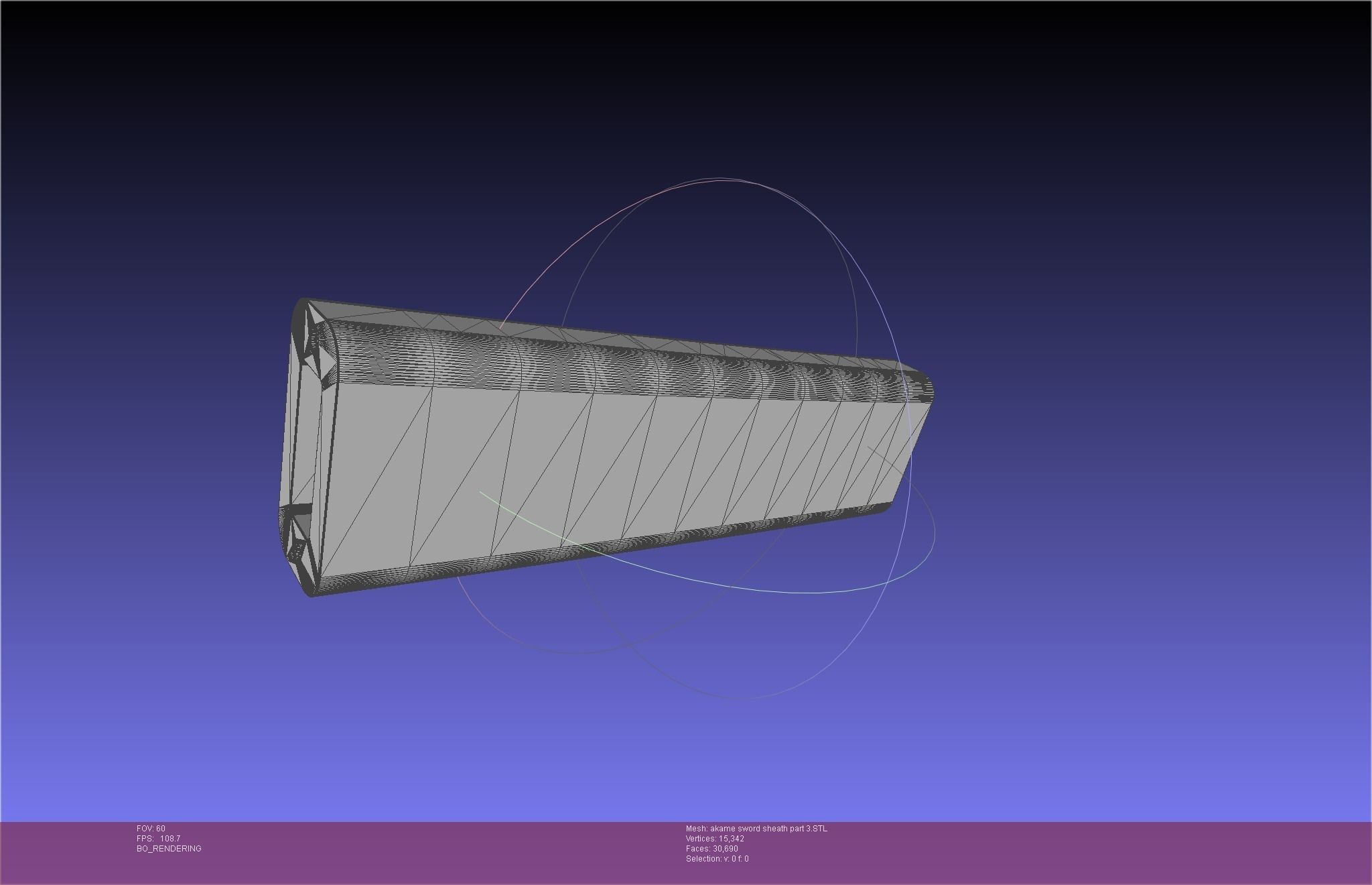 Akame Ga Kill Akame Sword And Sheath Printable Assembly 3D print model_100